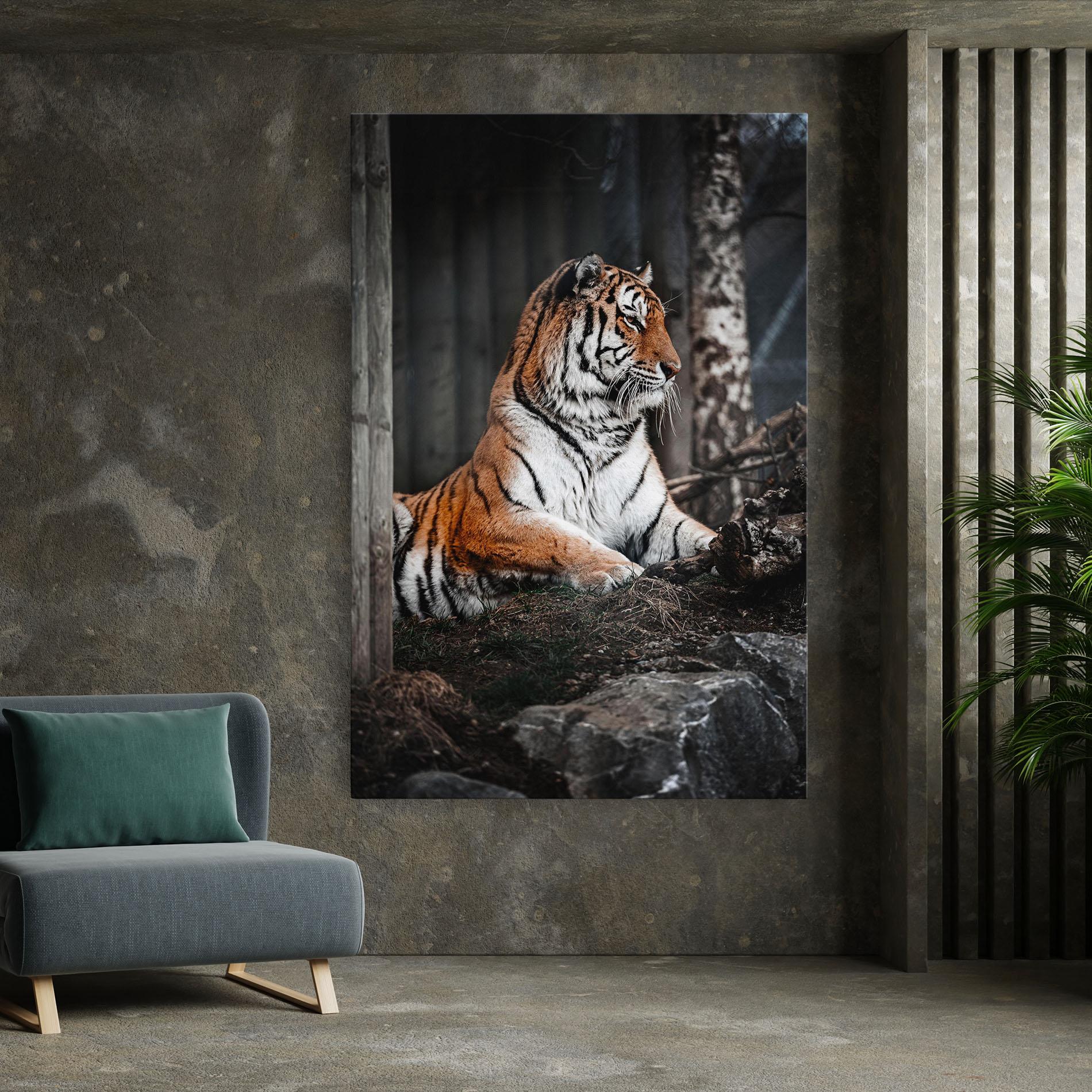 Leinwandbild Forest Tiger mockup 7