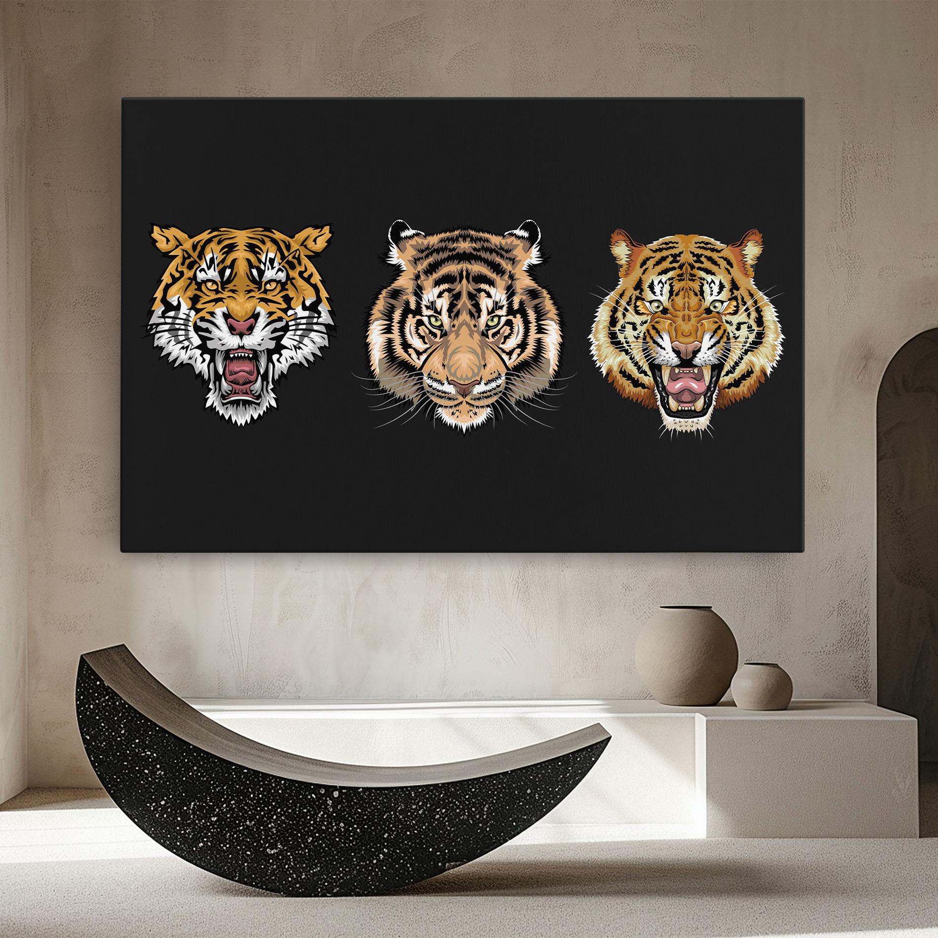 Leinwandbild 3 Tigers mockup 8