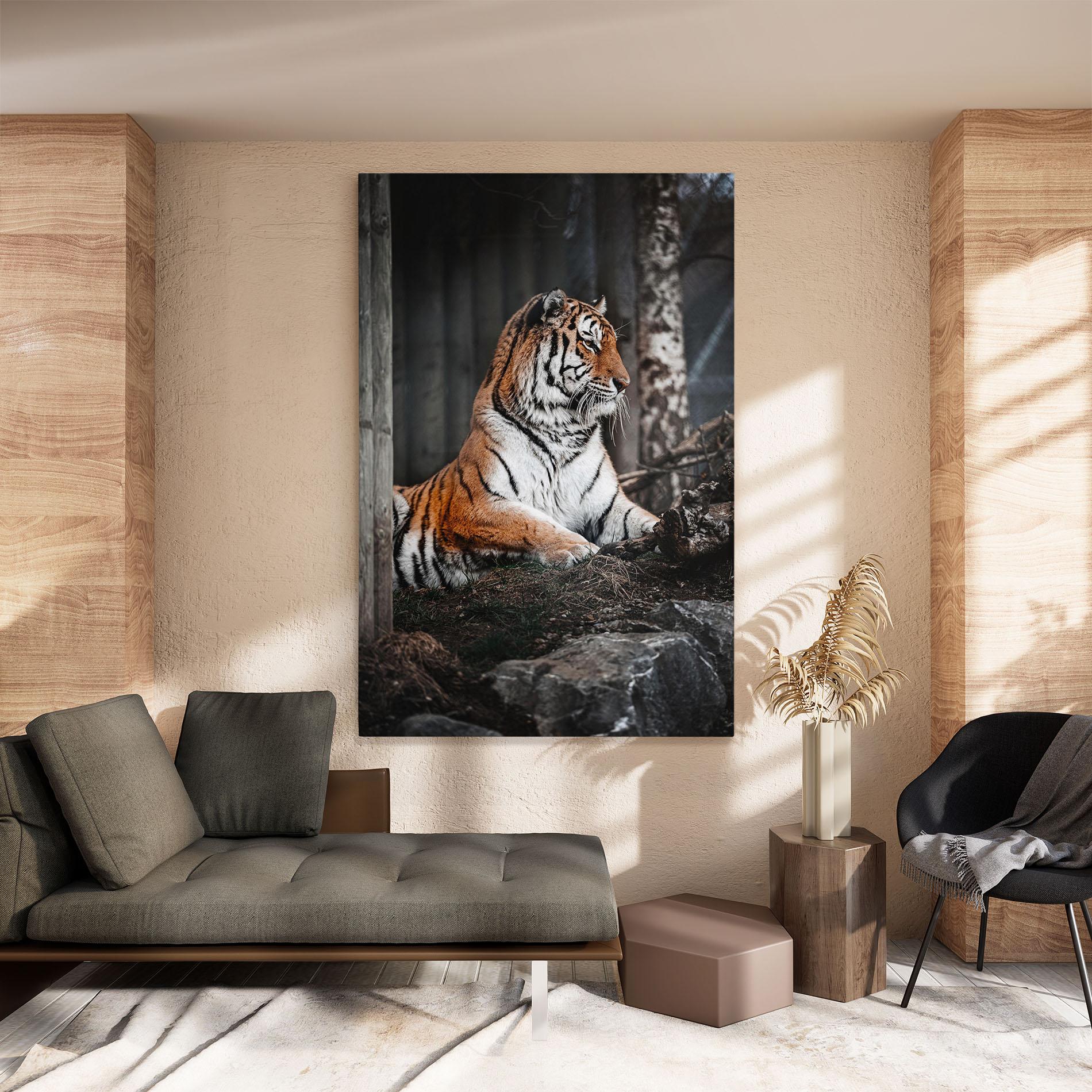 Leinwandbild Forest Tiger mockup 8