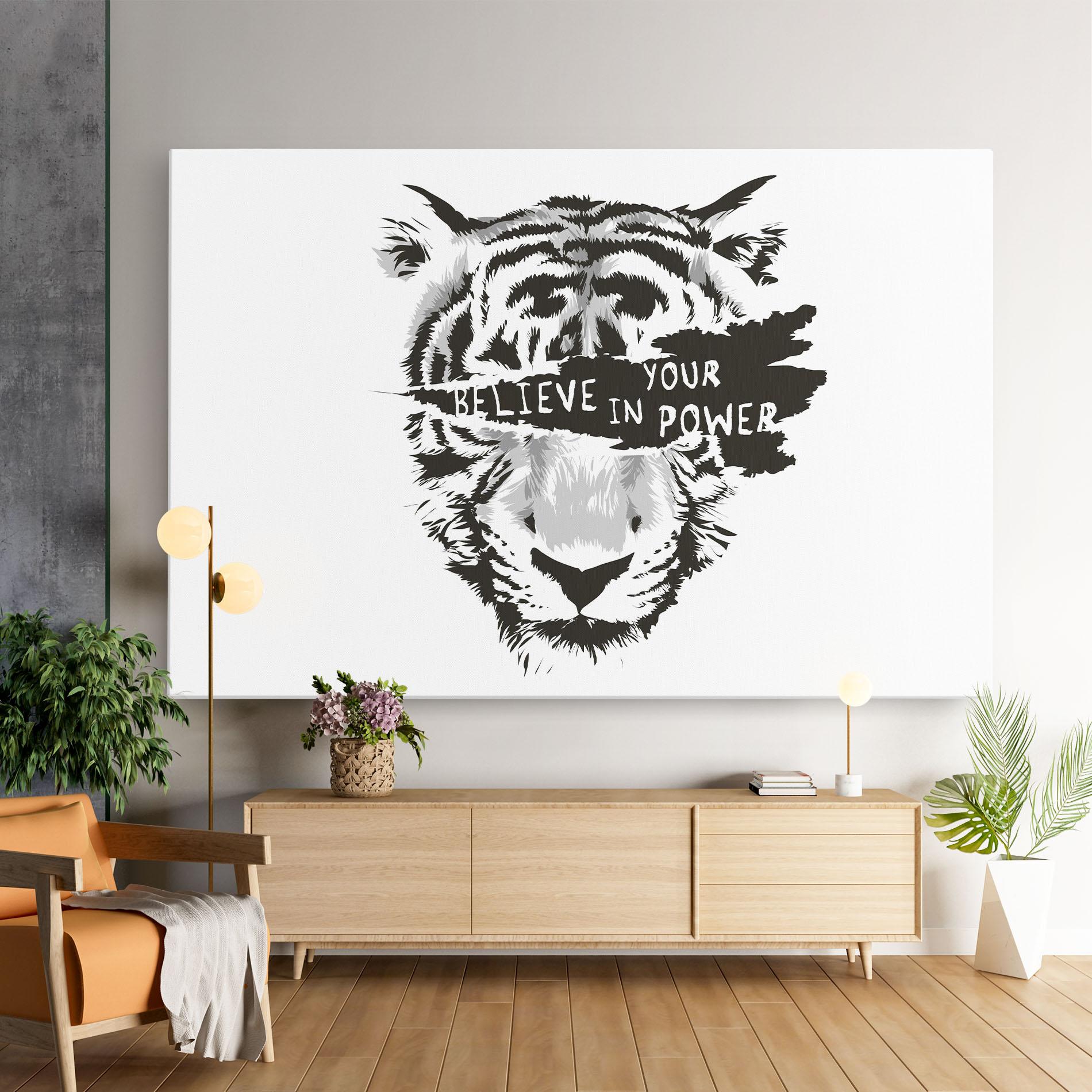 Leinwandbild Belive In Your Power mockup 9