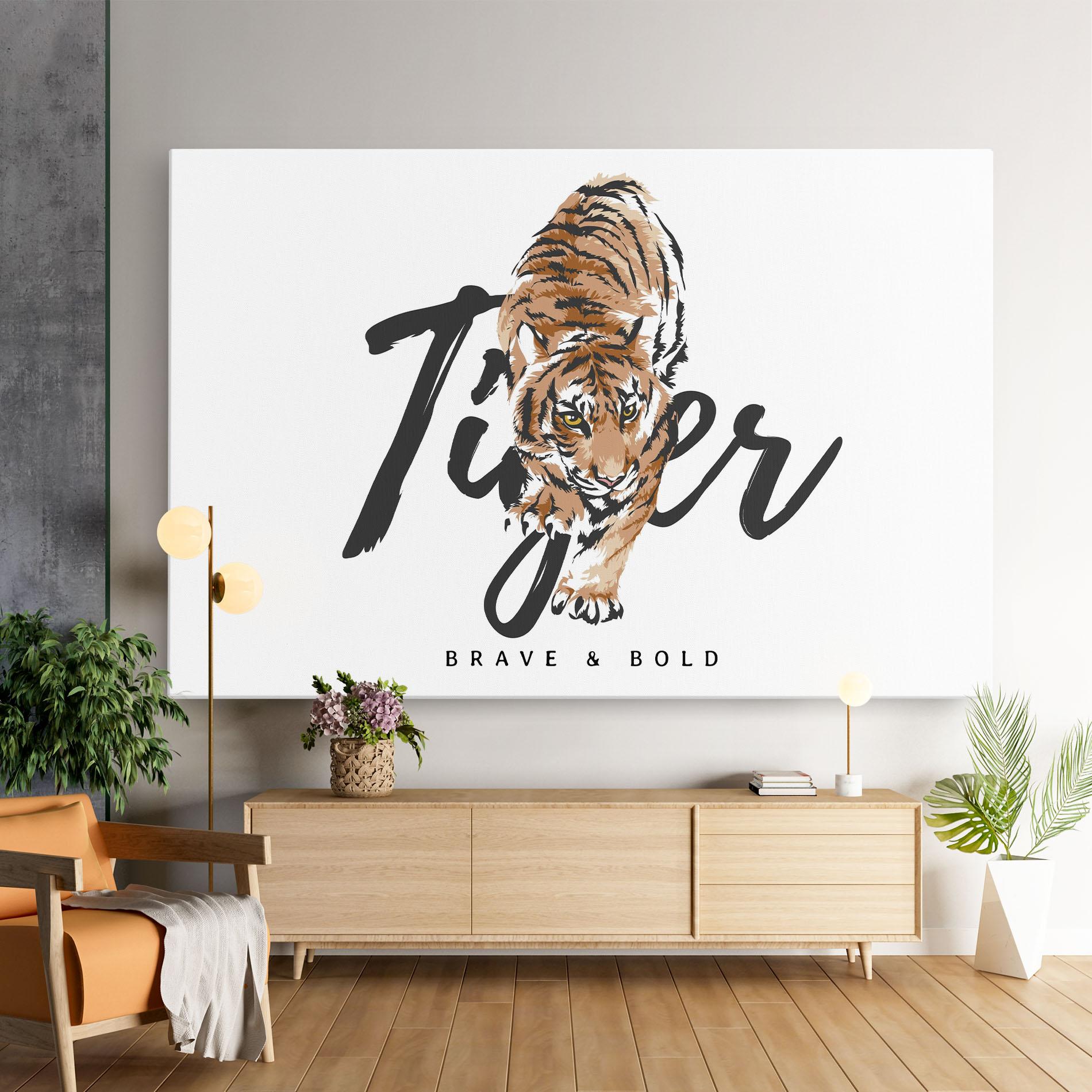 Leinwandbild Brave And Bold mockup 9