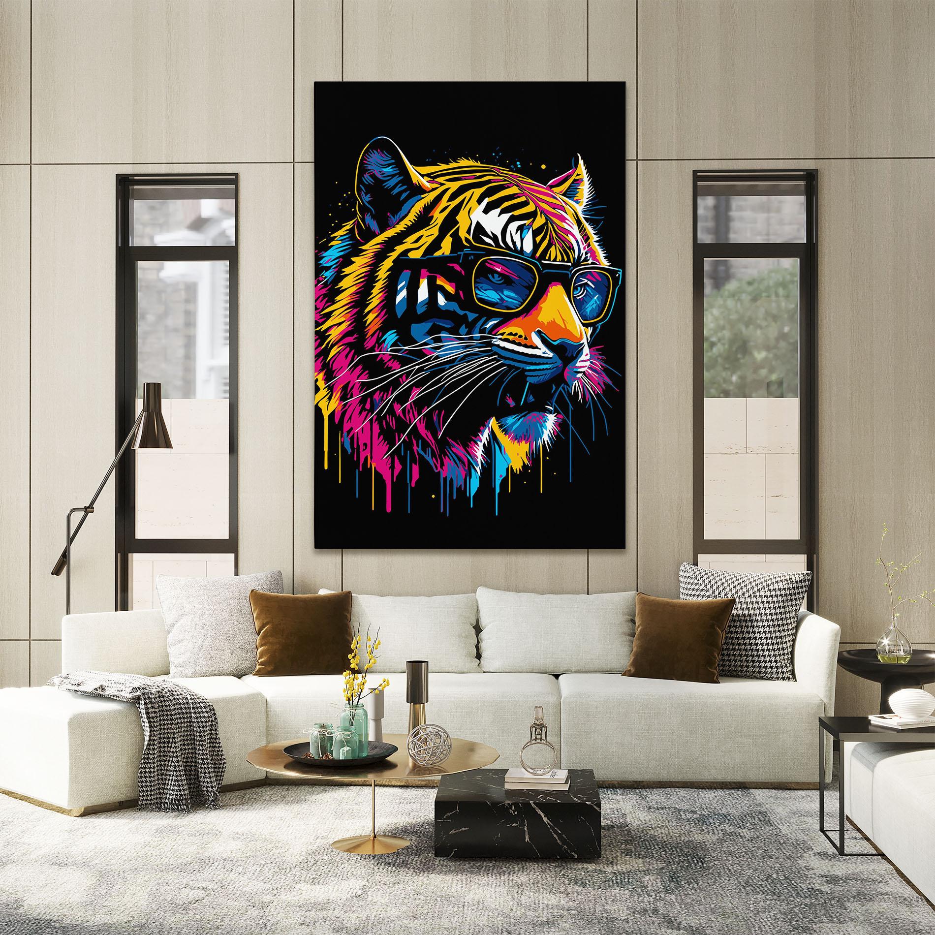 Leinwandbild Cool Tiger mockup 2