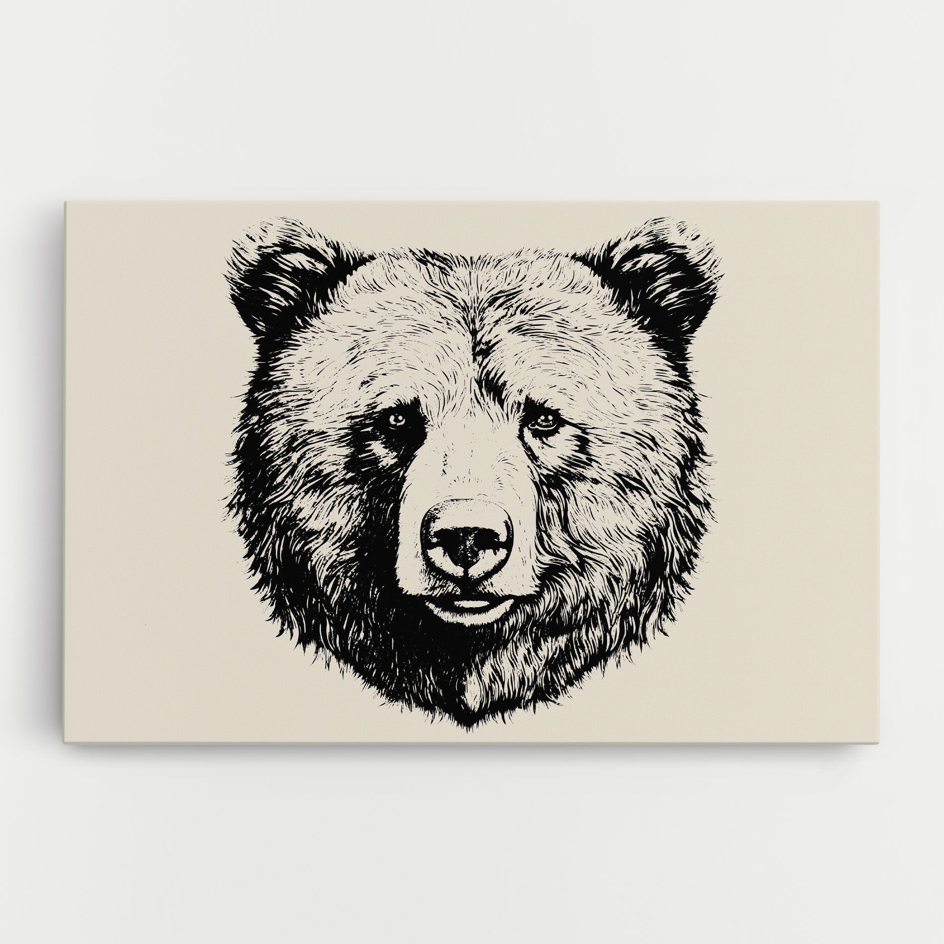 Cream Head Bear mockup 0