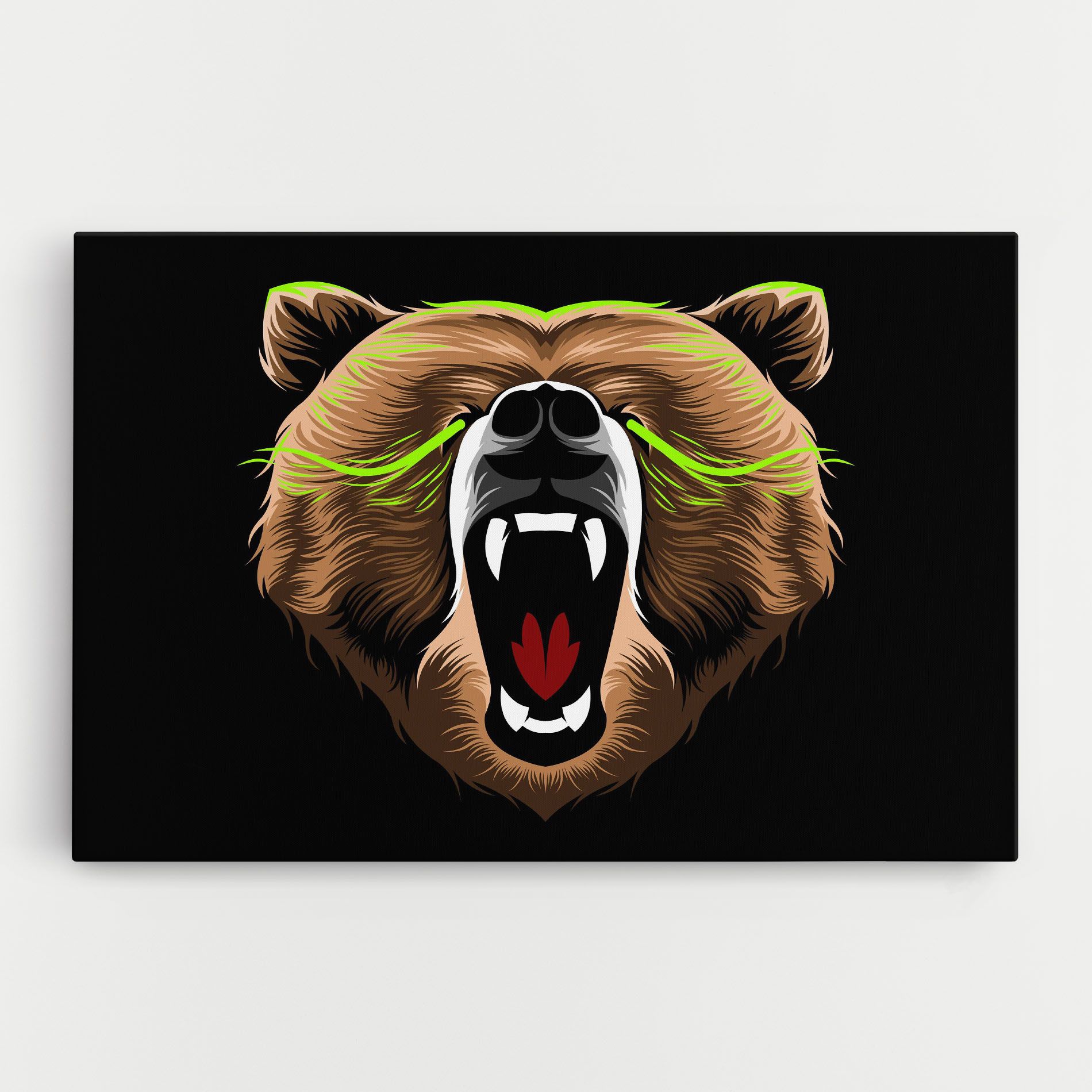 Green Line Bear mockup 0