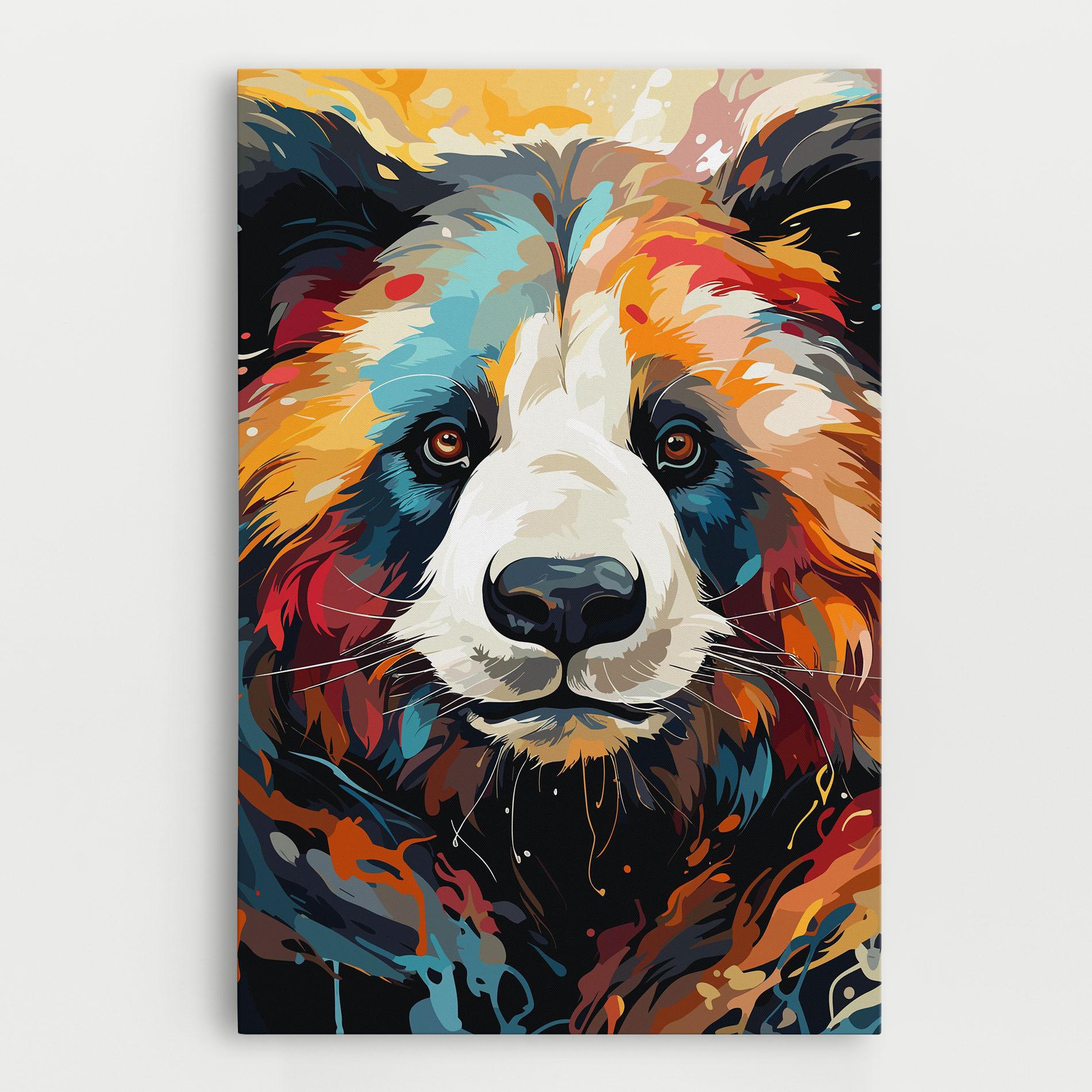 Leinwandbild Cream Color Bear mockup 0