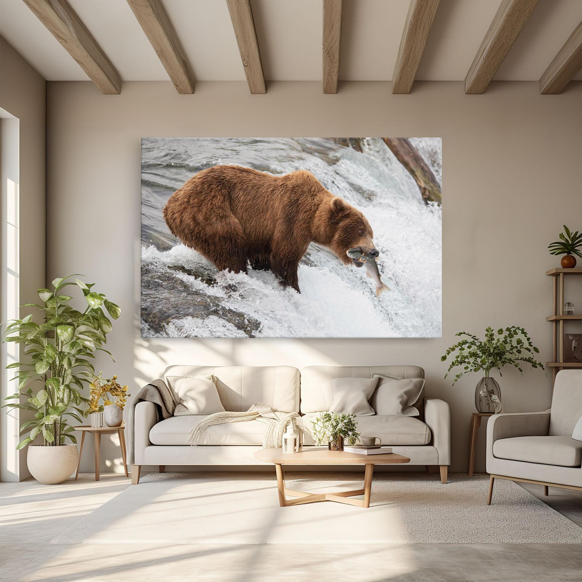 Leinwandbild Bear Hunting mockup 6