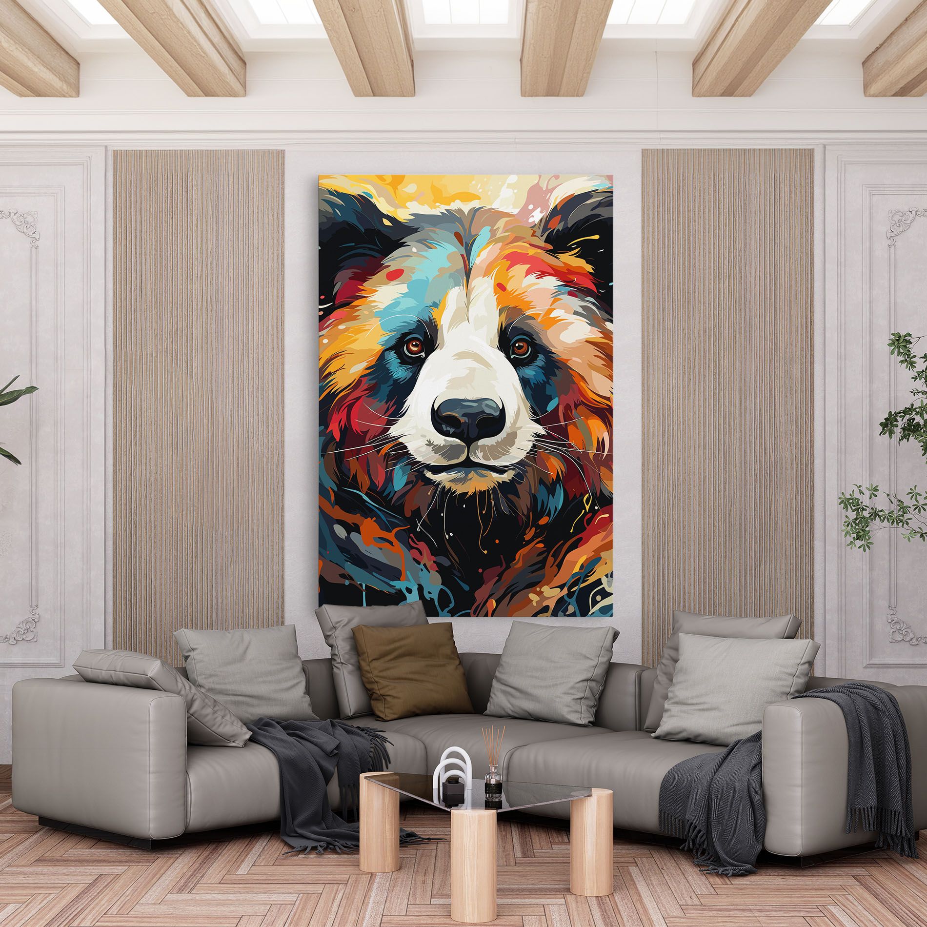 Cream Color Bear mockup 6