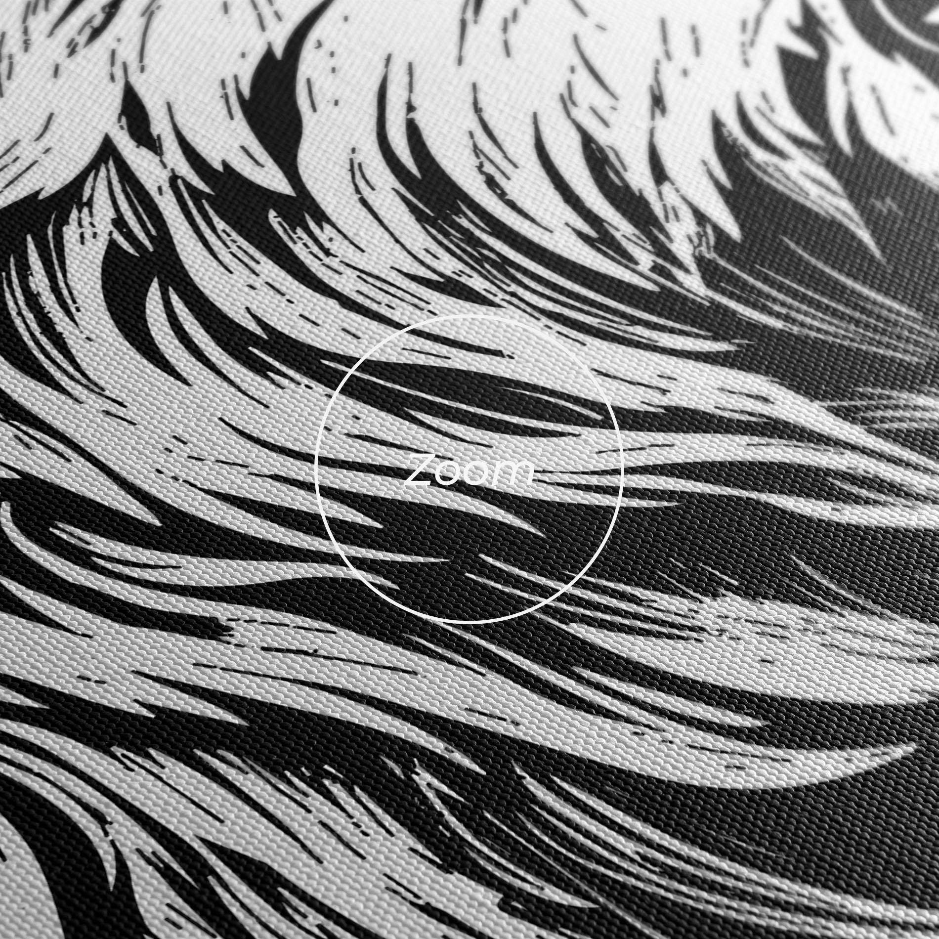 Leinwandbild Angry Bear mockup 3