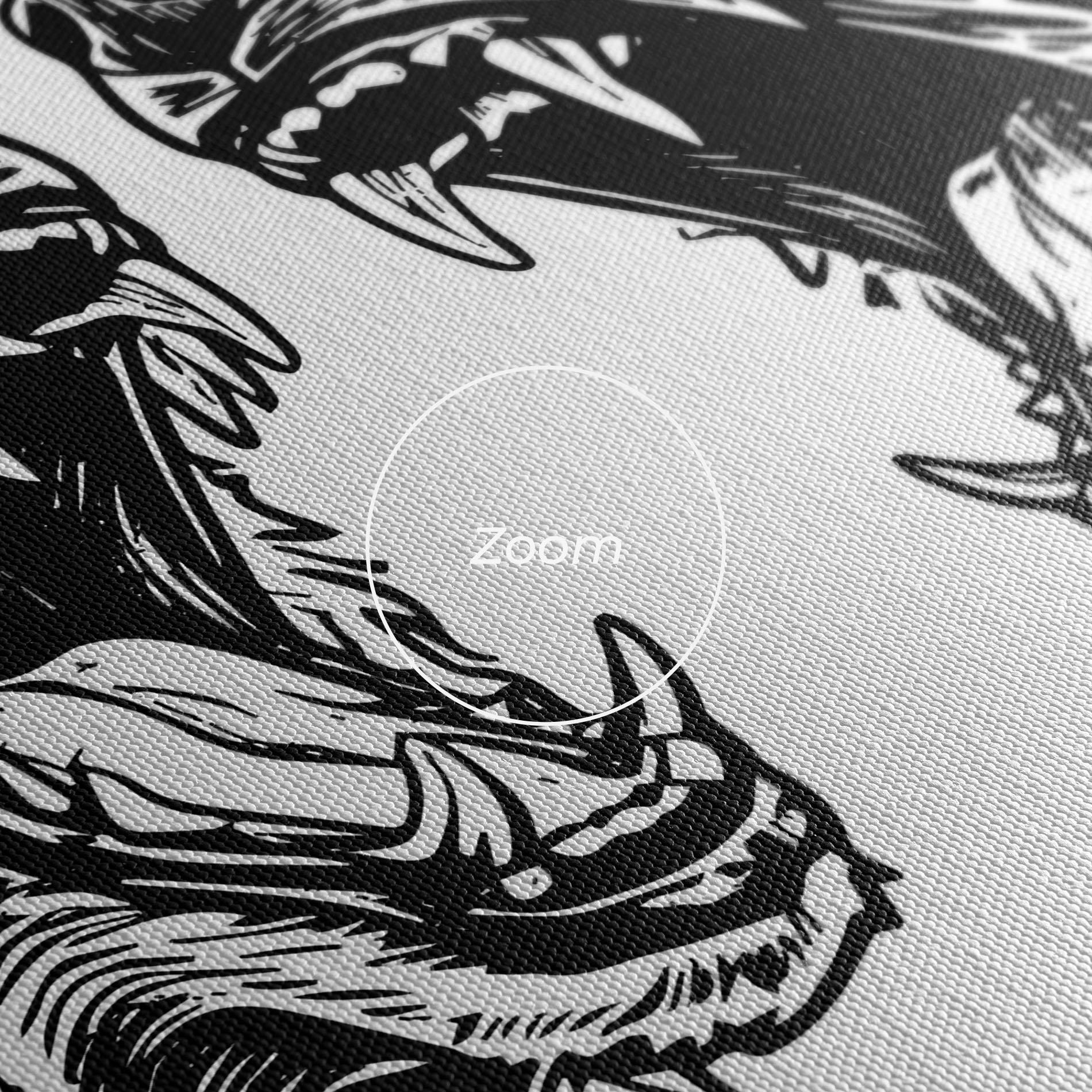 Leinwandbild Bear Bite mockup 3