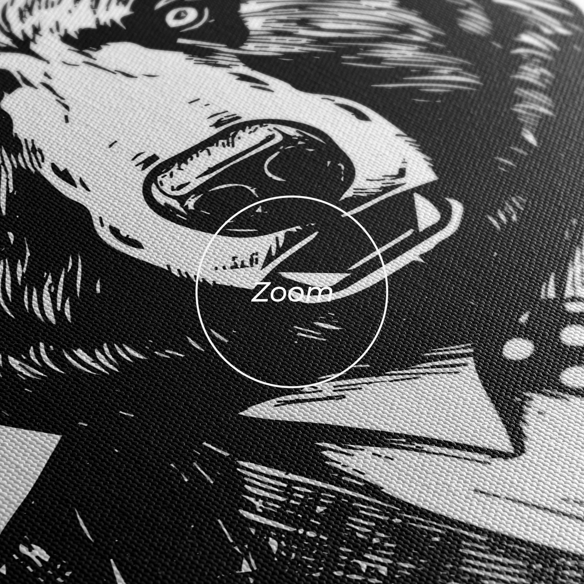 Leinwandbild Bear In Suit mockup 3