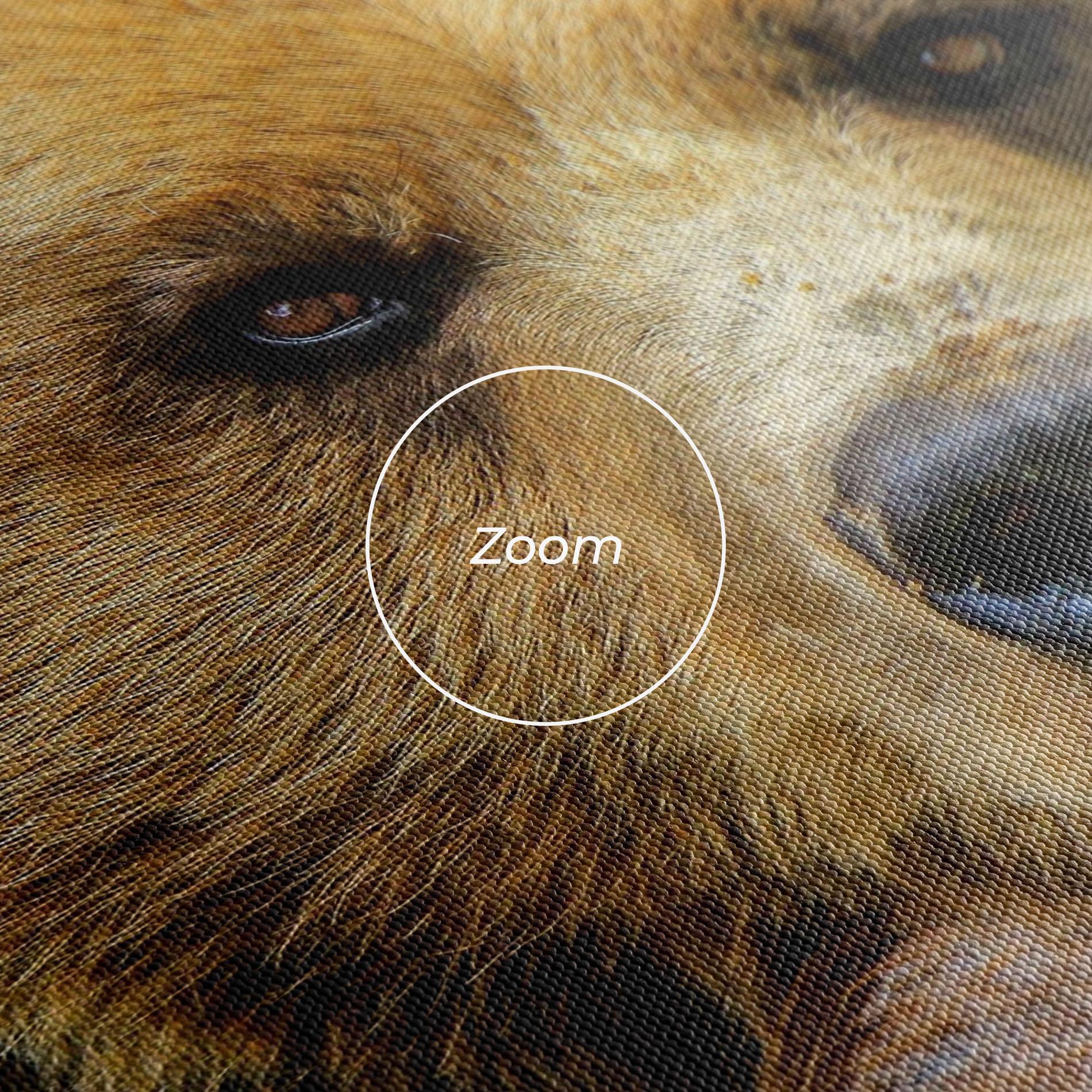 Leinwandbild Bear mockup 3