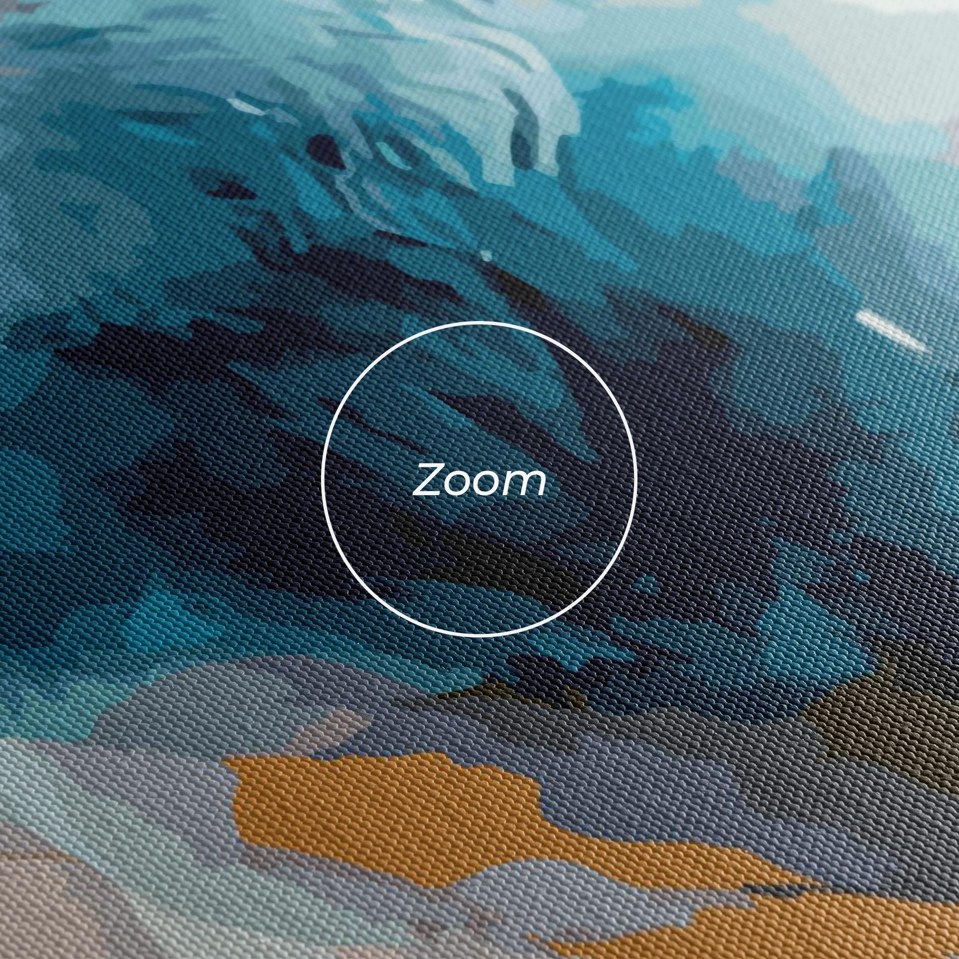 Leinwandbild Beautiful Icebear mockup 3