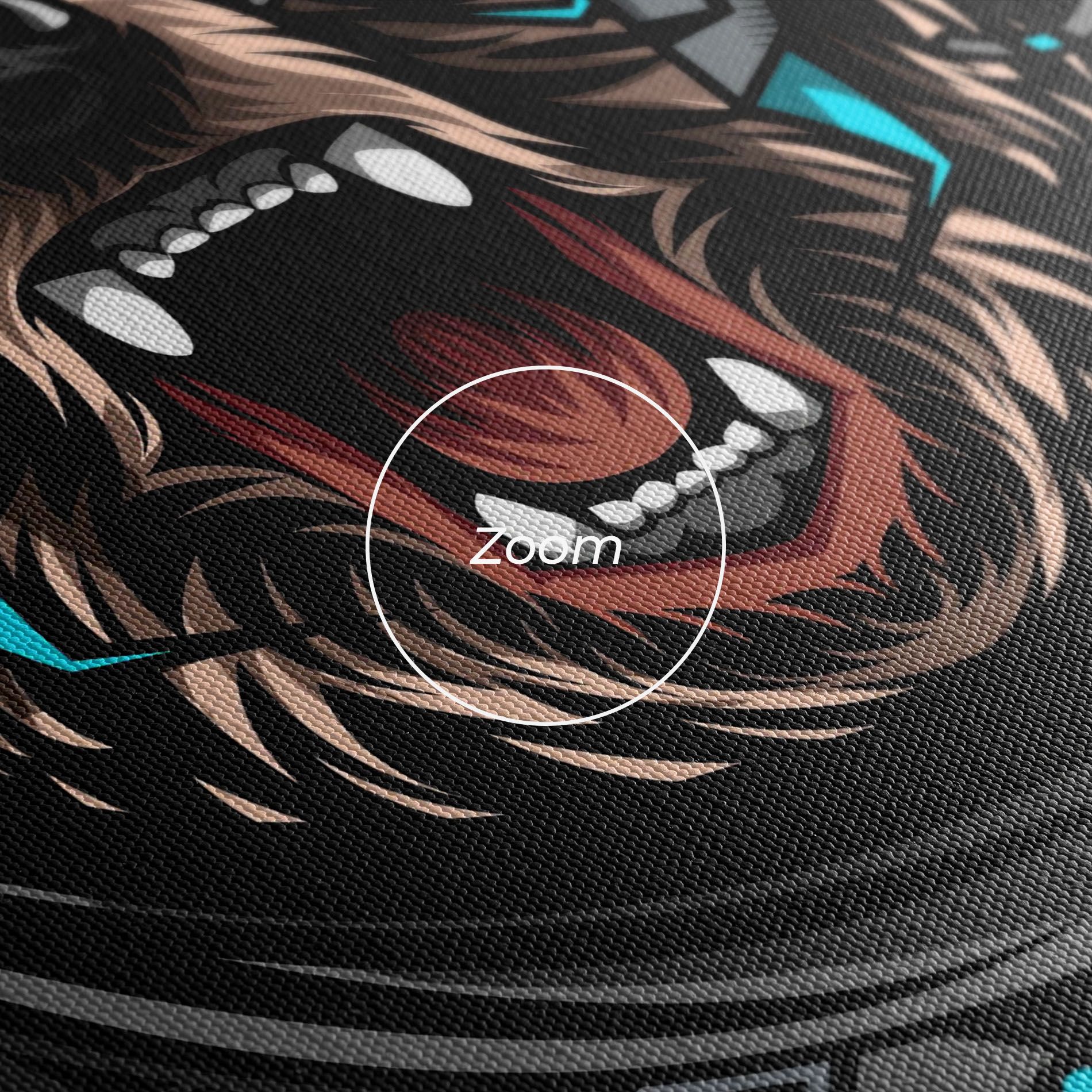 Black Cyborg Bear mockup 3