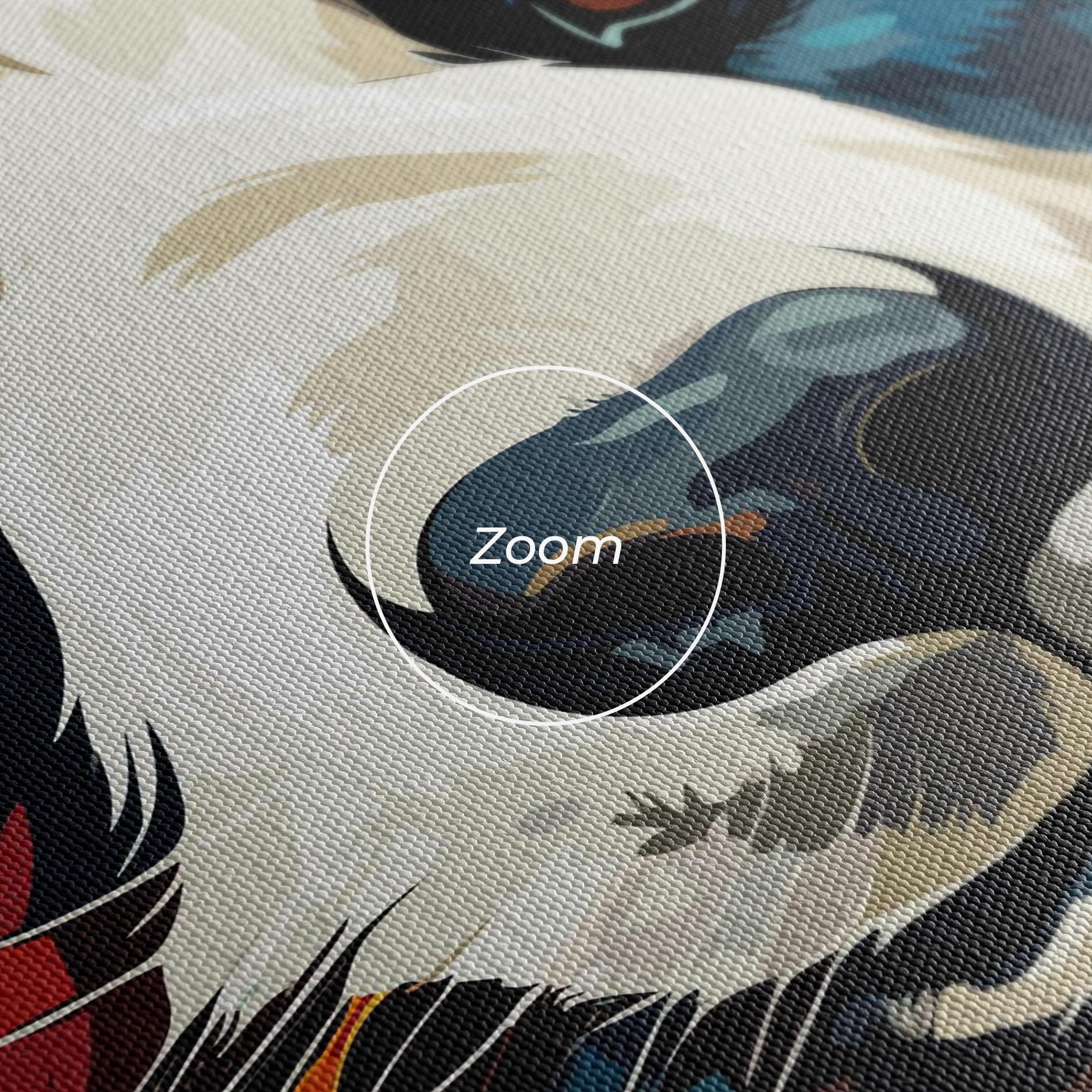 Leinwandbild Cream Color Bear mockup 3