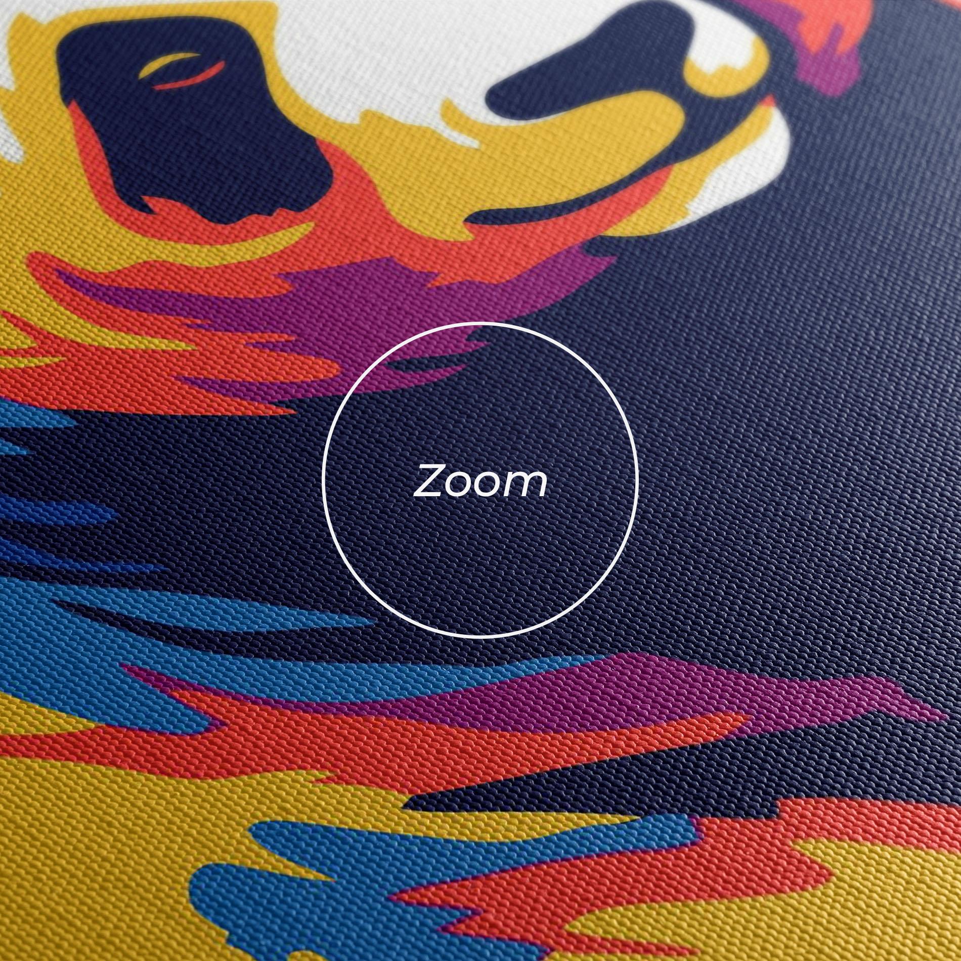 Leinwandbild Cute Panda mockup 3