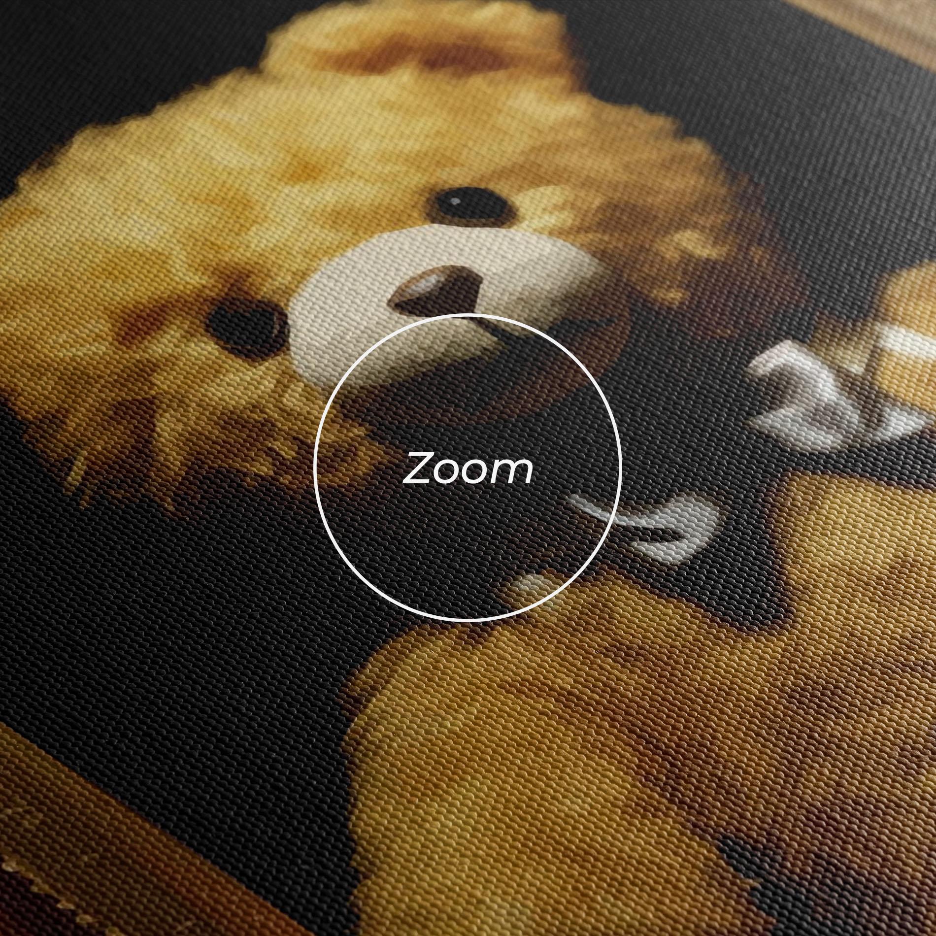 Leinwandbild Frame Bear mockup 3