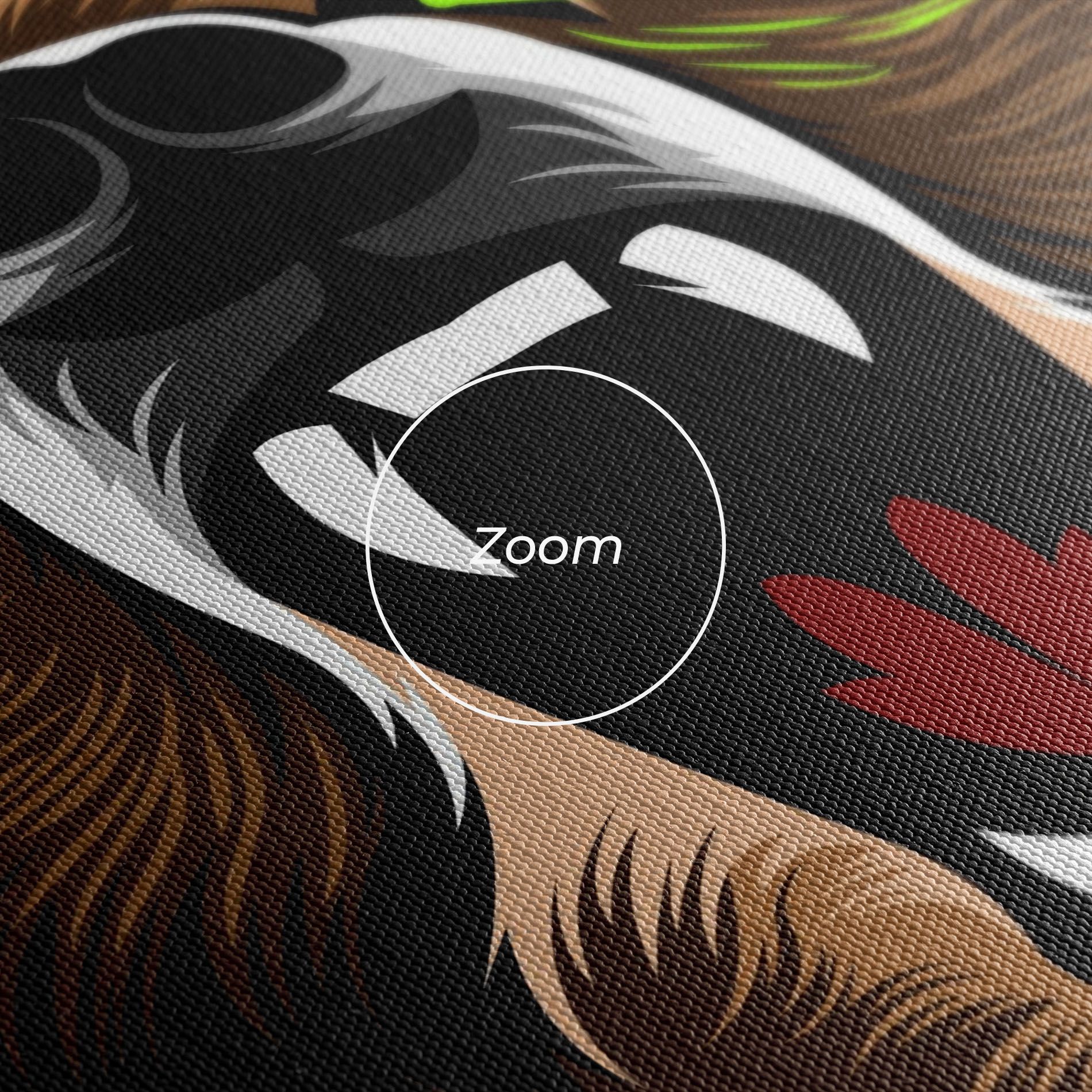 Green Line Bear mockup 3