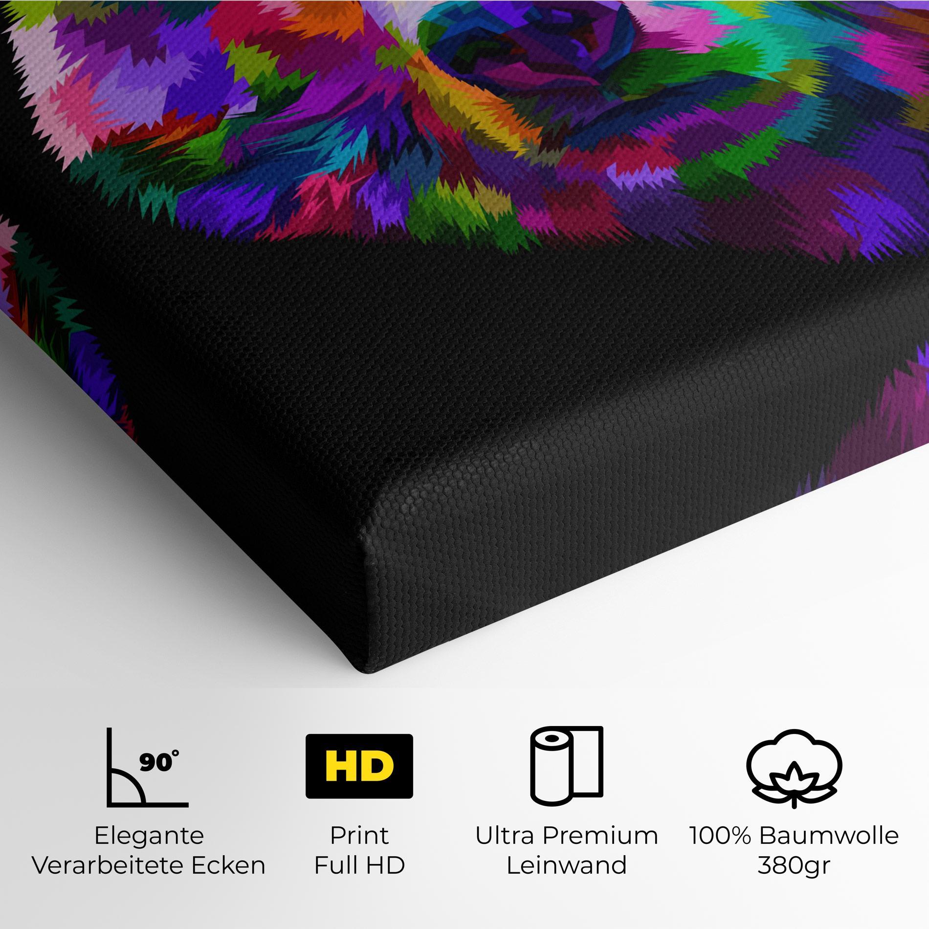 Leinwandbild Bear Head Art mockup 4