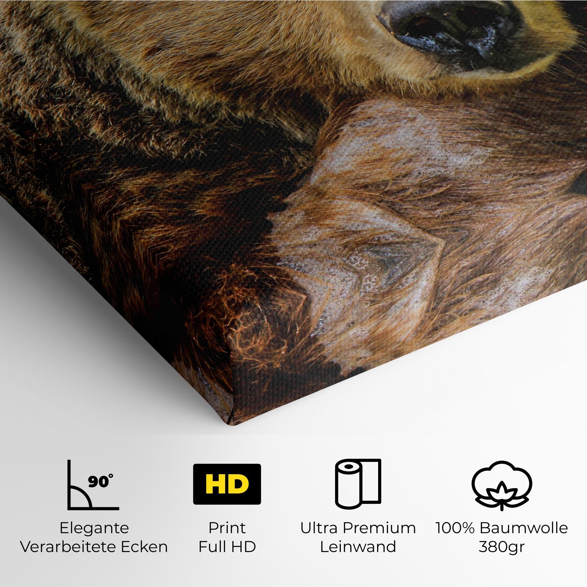 Leinwandbild Bear mockup 4