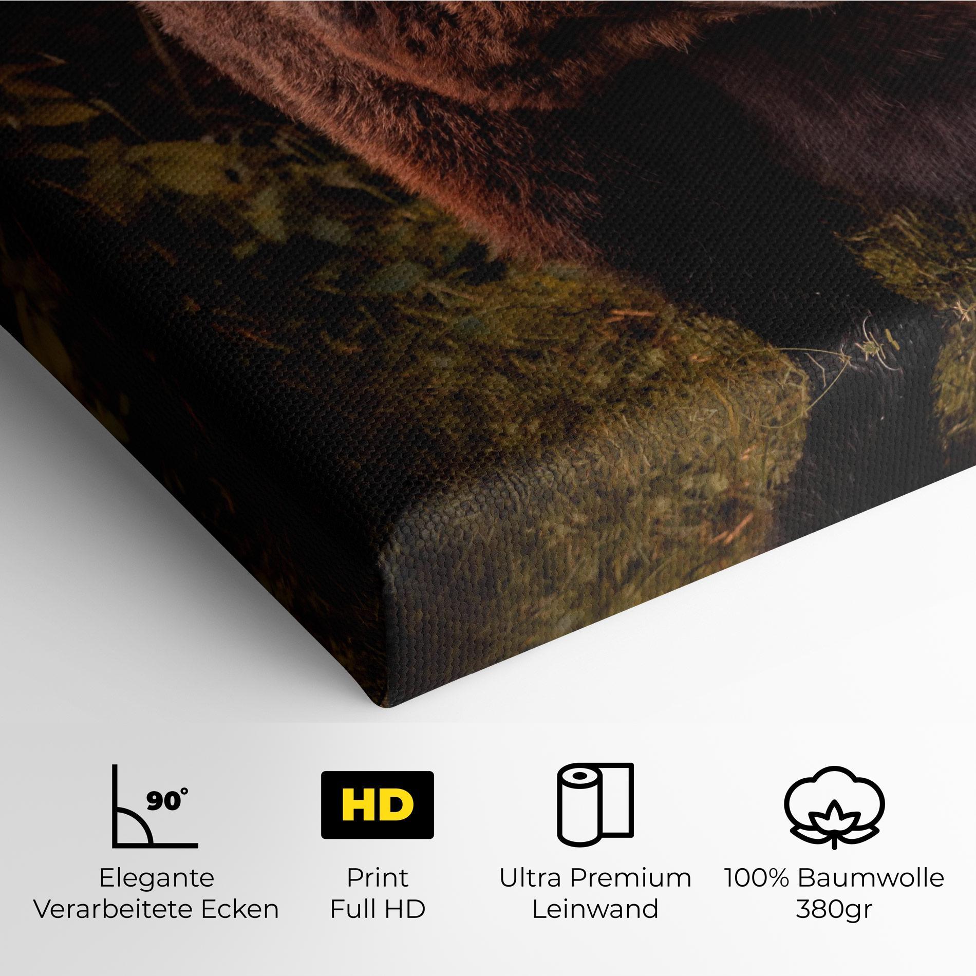 Leinwandbild Brown Bear mockup 4