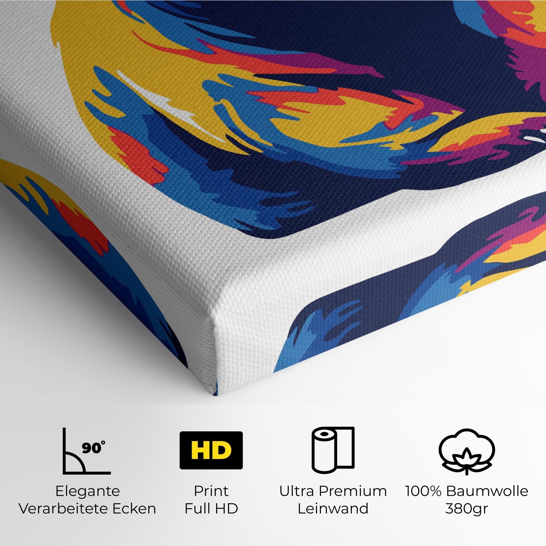 Leinwandbild Cute Panda mockup 4