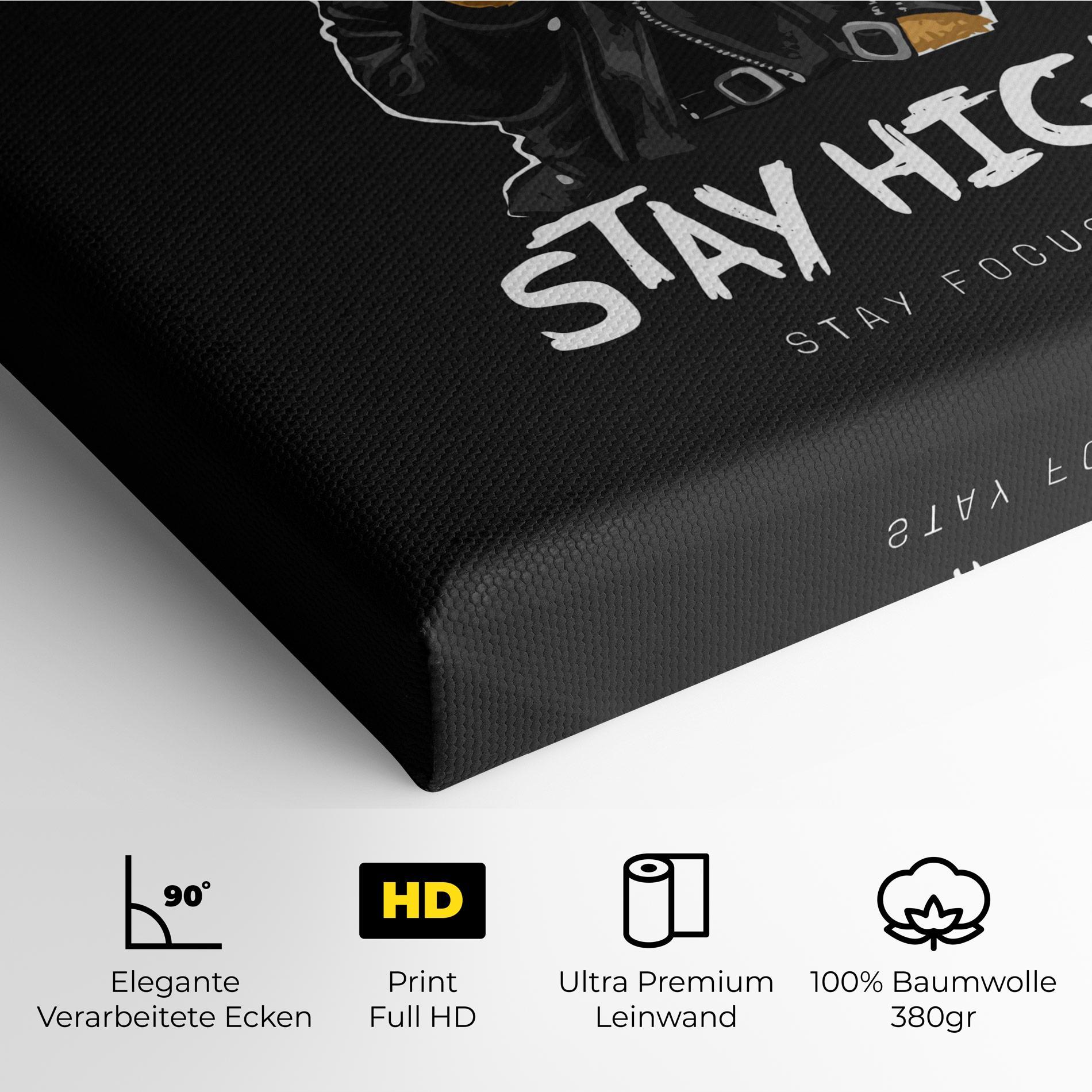 Leinwandbild Stay Focused mockup 4
