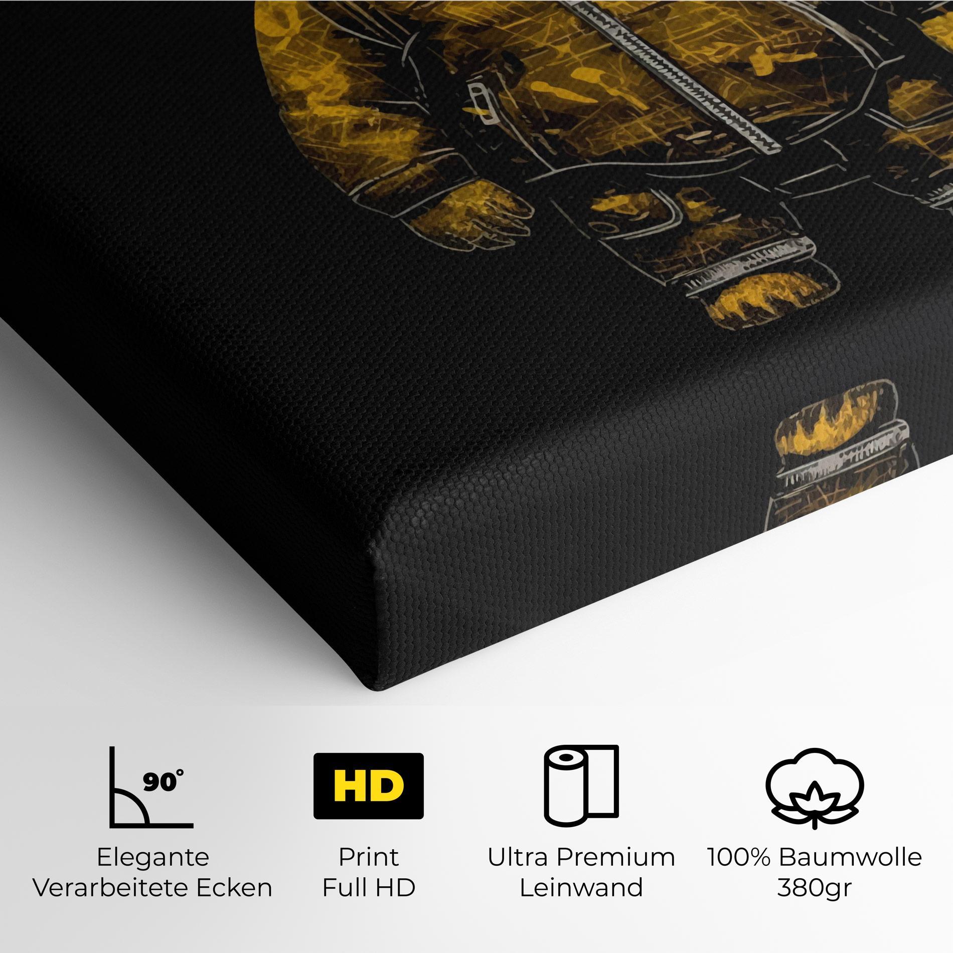 Leinwandbild Yellow Bear mockup 4