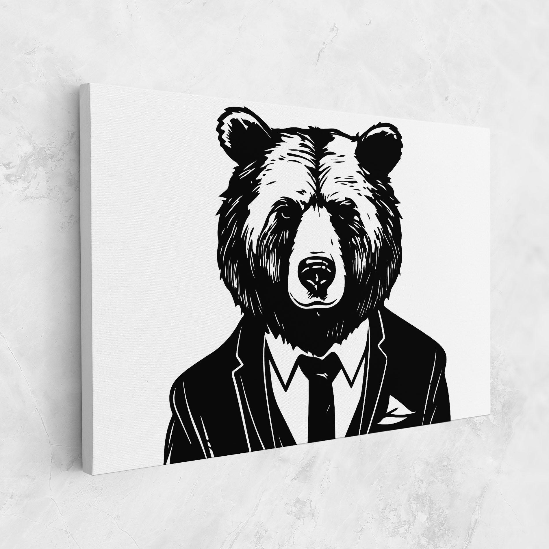 Leinwandbild Business Bear mockup 1