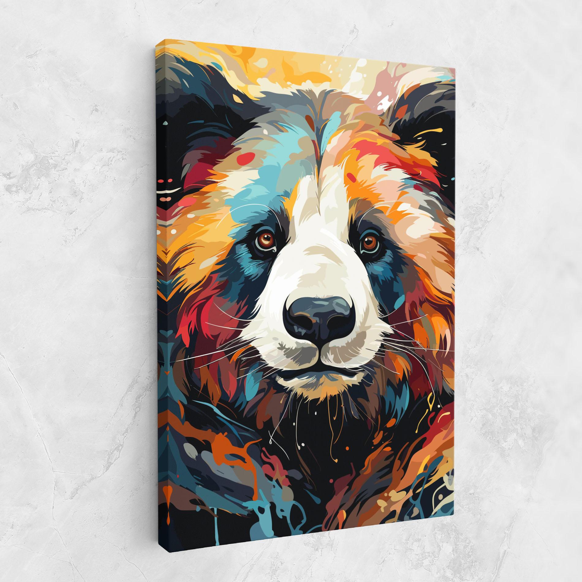 Leinwandbild Cream Color Bear mockup 1