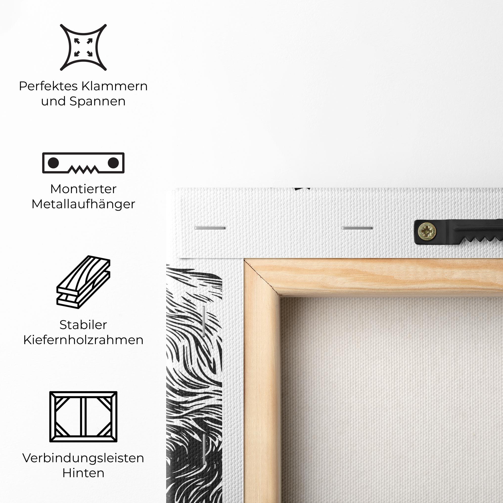 Leinwandbild Bear Bite mockup 5