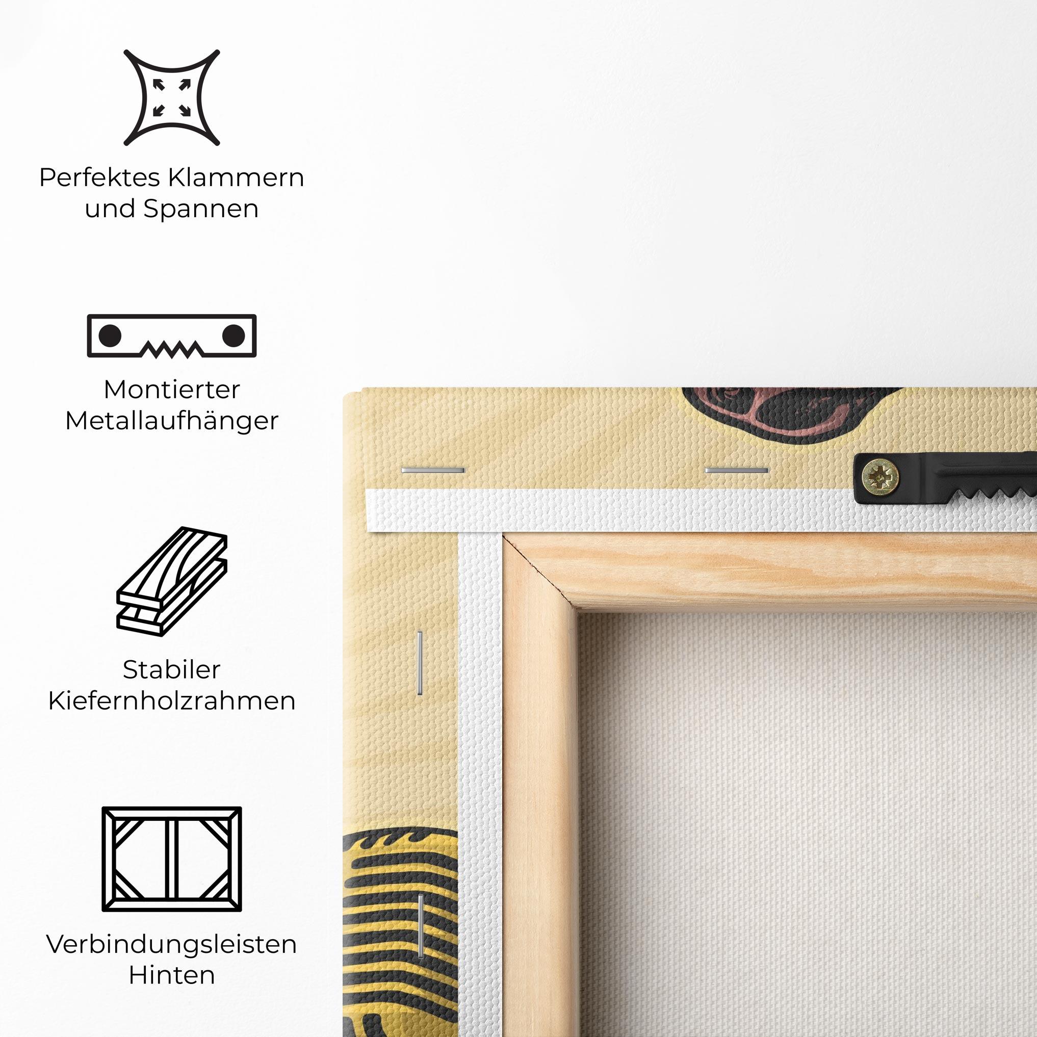 Leinwandbild Bear Singing mockup 5