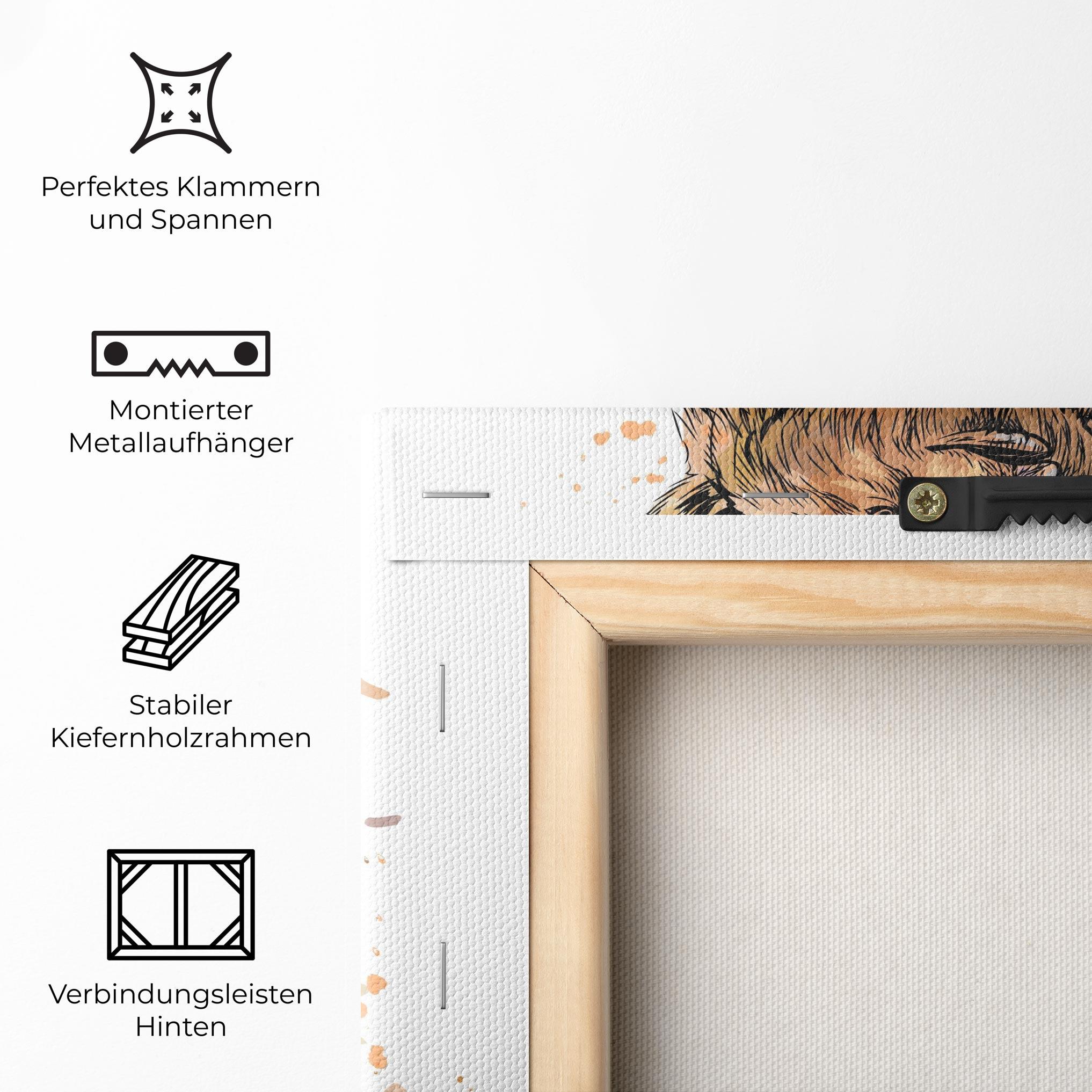 Leinwandbild Butterfly Bear mockup 5