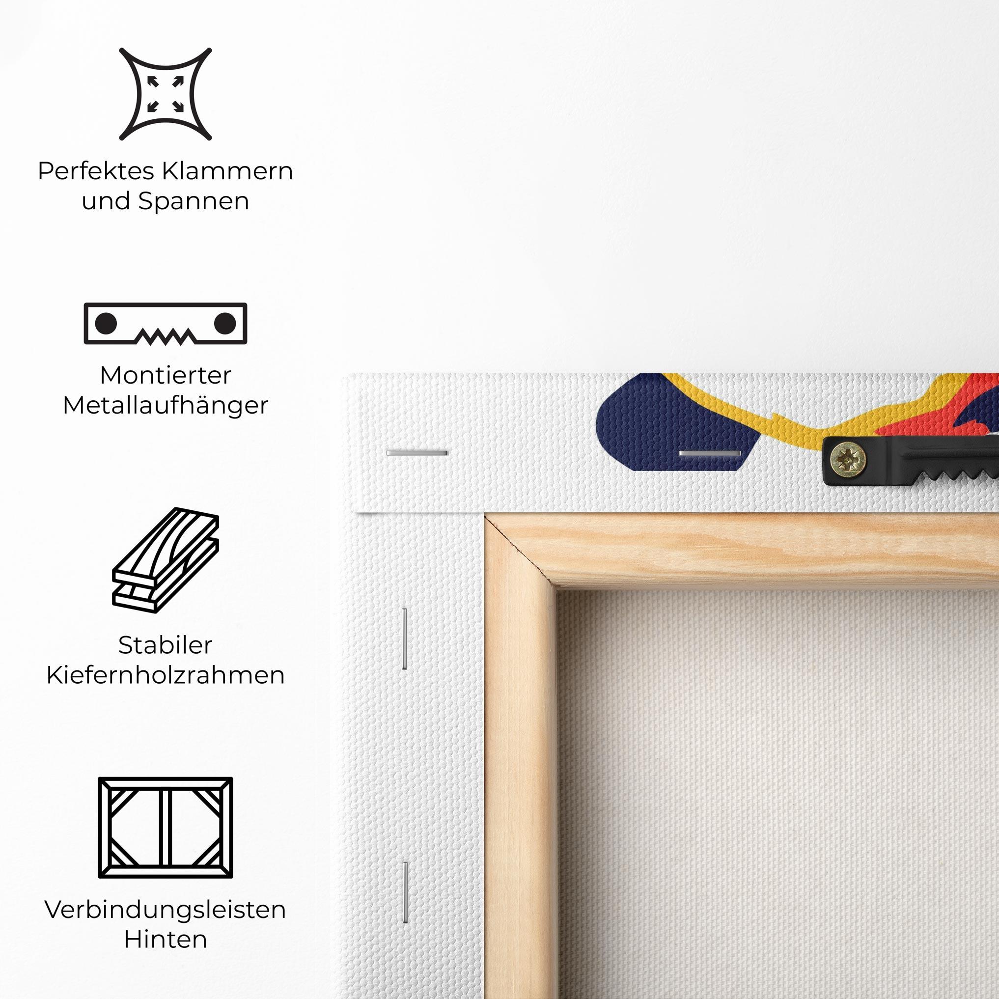 Leinwandbild Cute Panda mockup 5