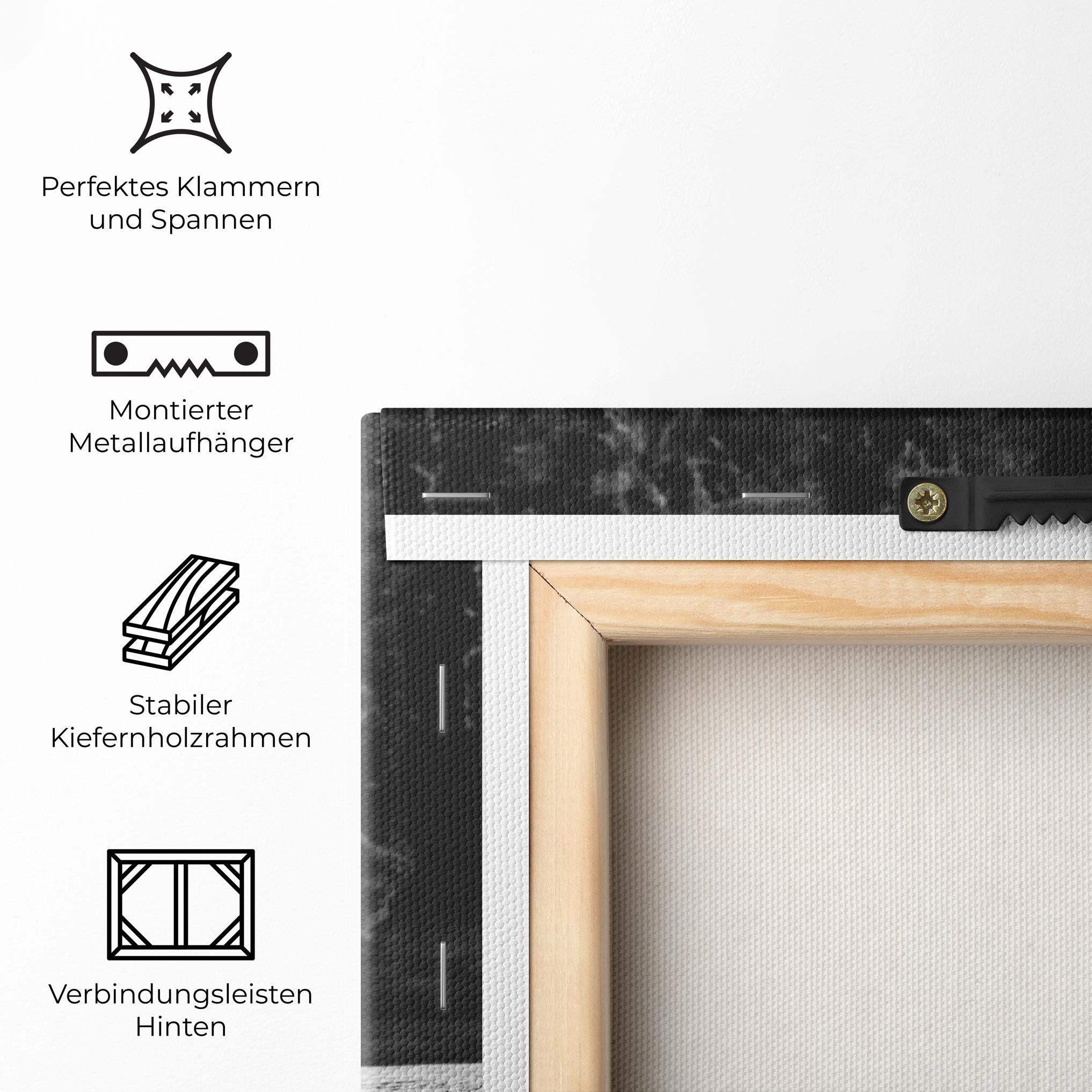 Leinwandbild Grey Bear mockup 5