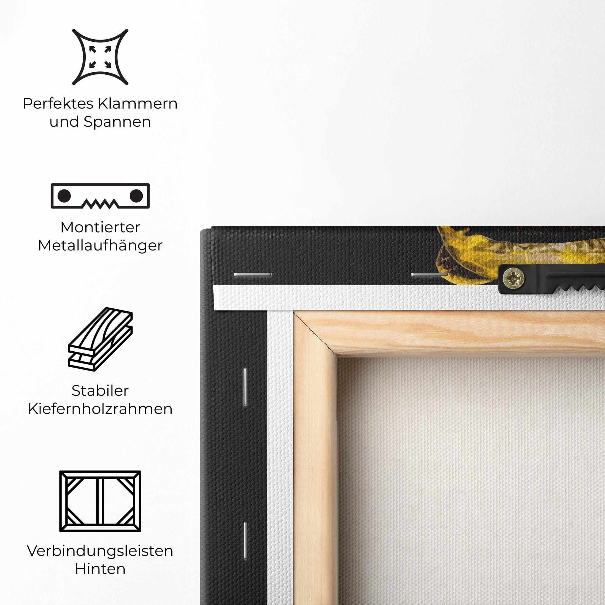 Leinwandbild Yellow Bear mockup 5