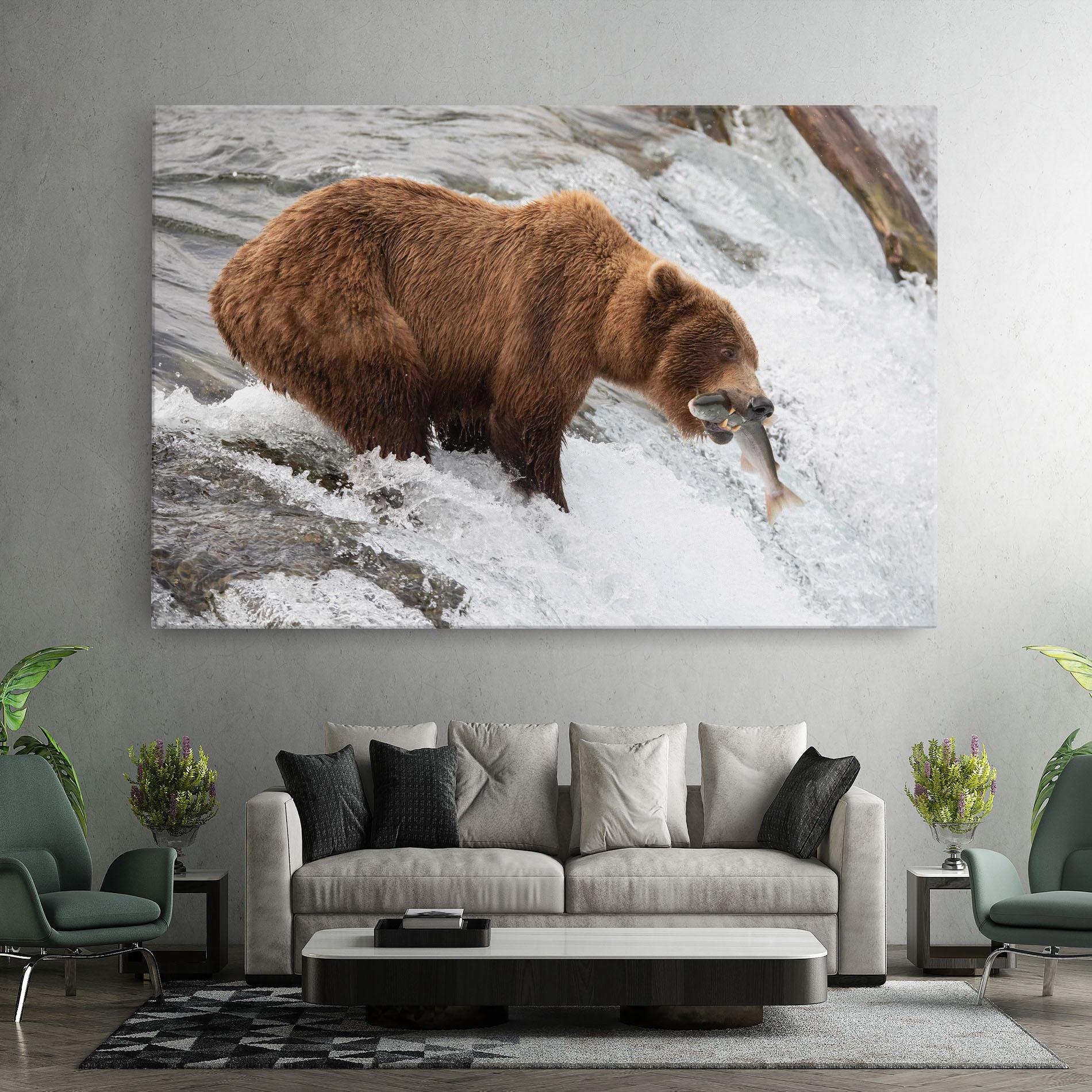 Leinwandbild Bear Hunting mockup 7