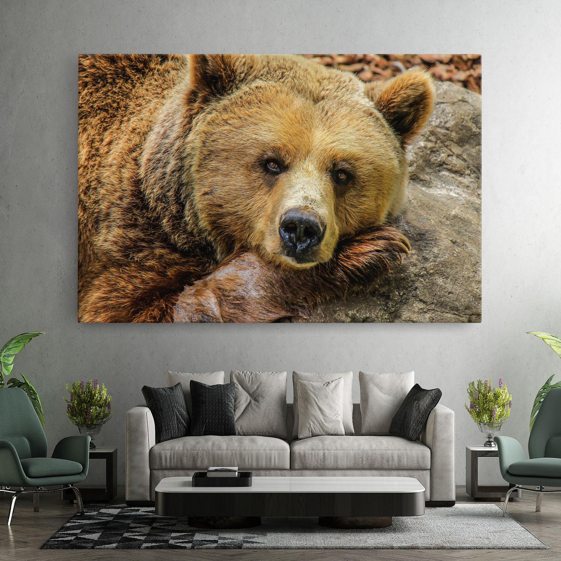 Leinwandbild Bear mockup 7