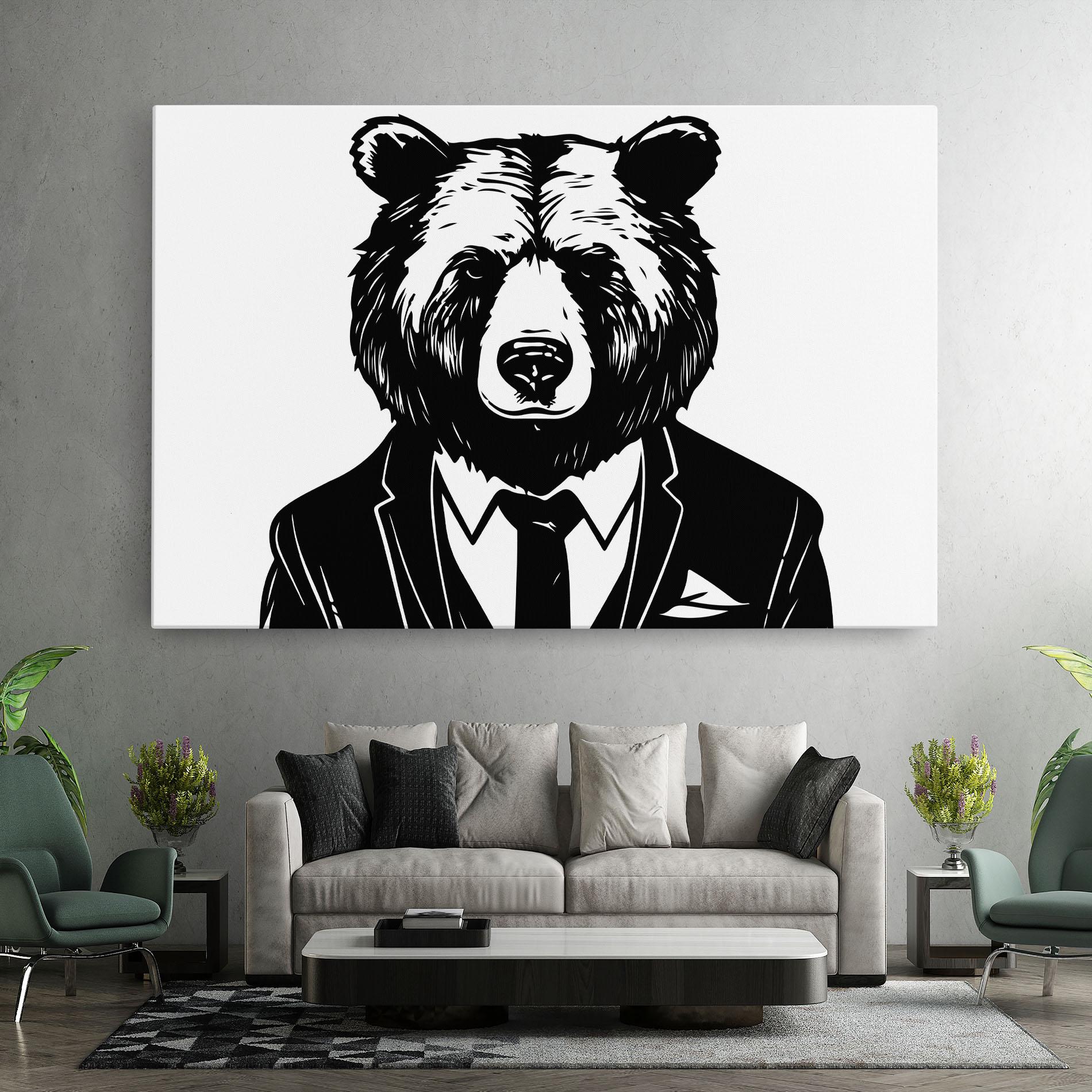 Leinwandbild Business Bear mockup 7