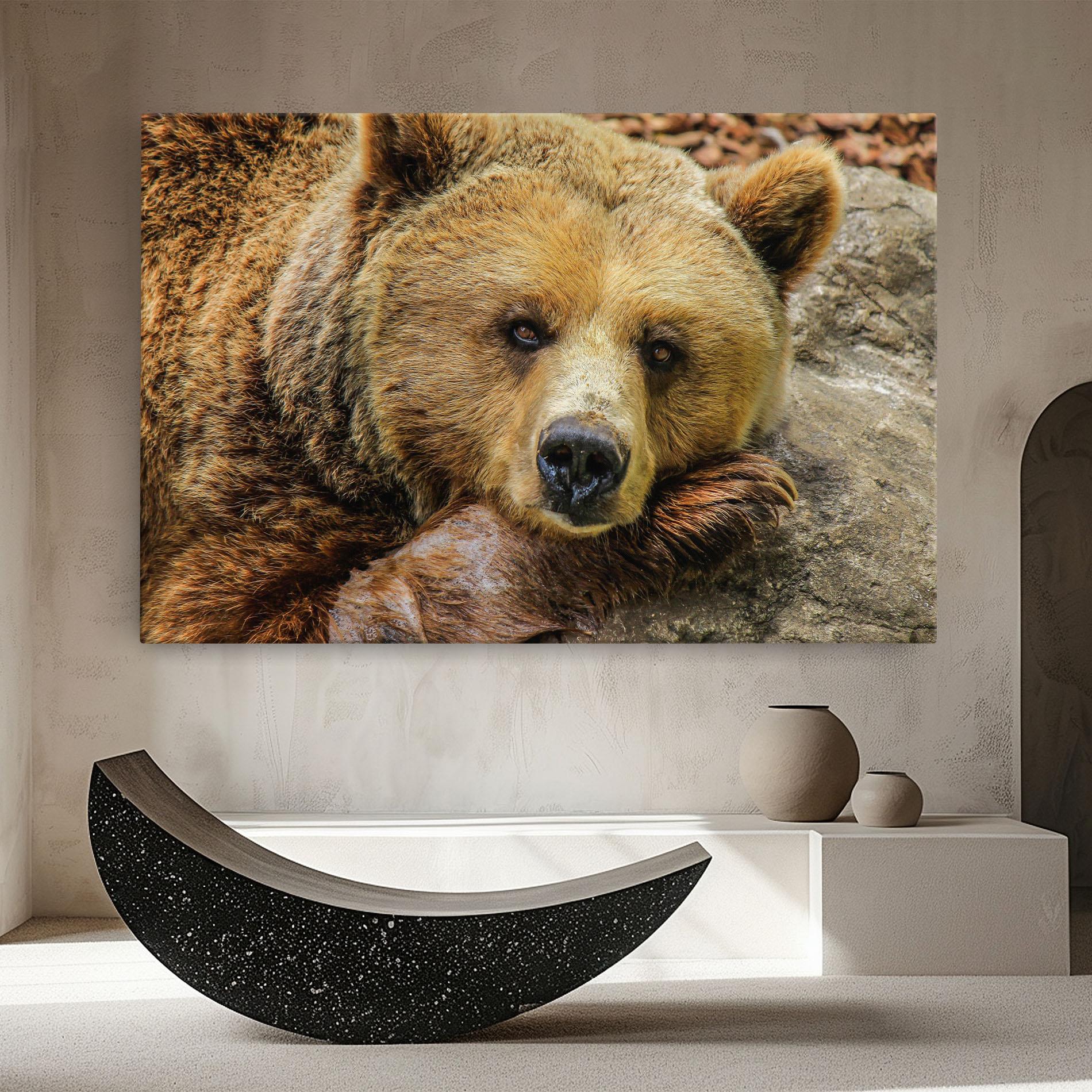 Leinwandbild Bear mockup 8
