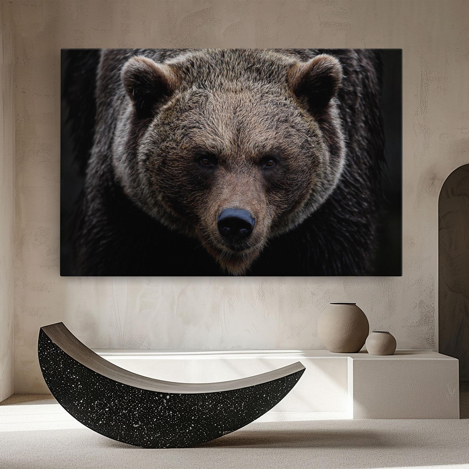 Leinwandbild Brown Bear mockup 8
