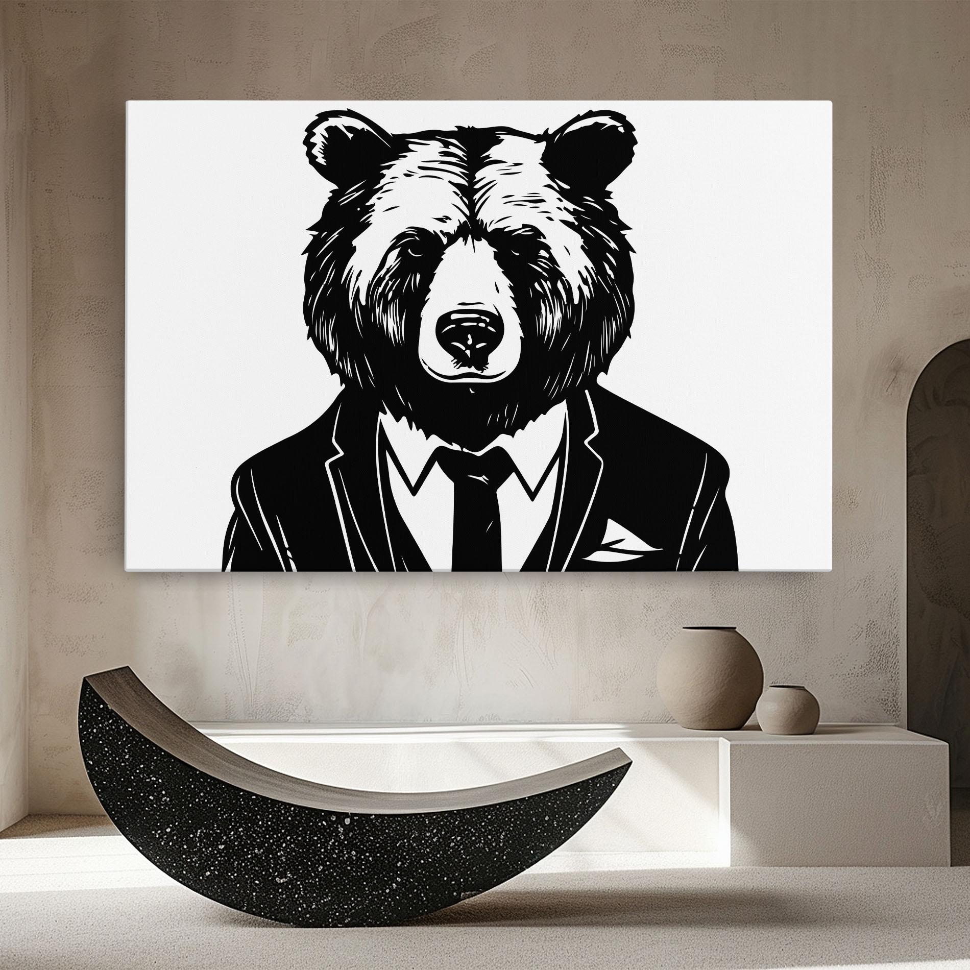 Leinwandbild Business Bear mockup 8