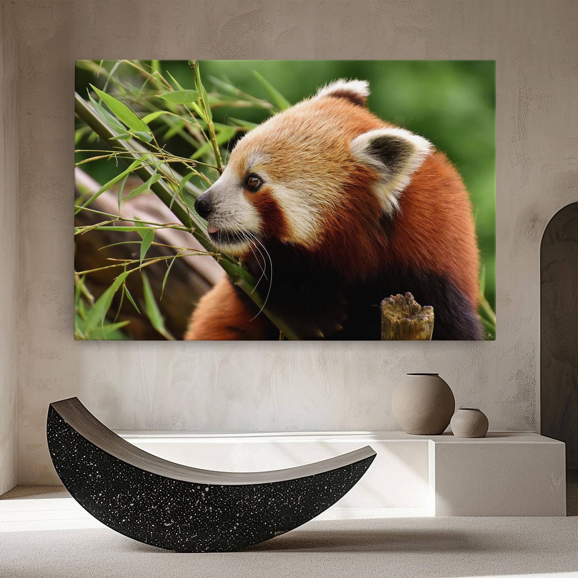 Leinwandbild Cute Red Panda mockup 8