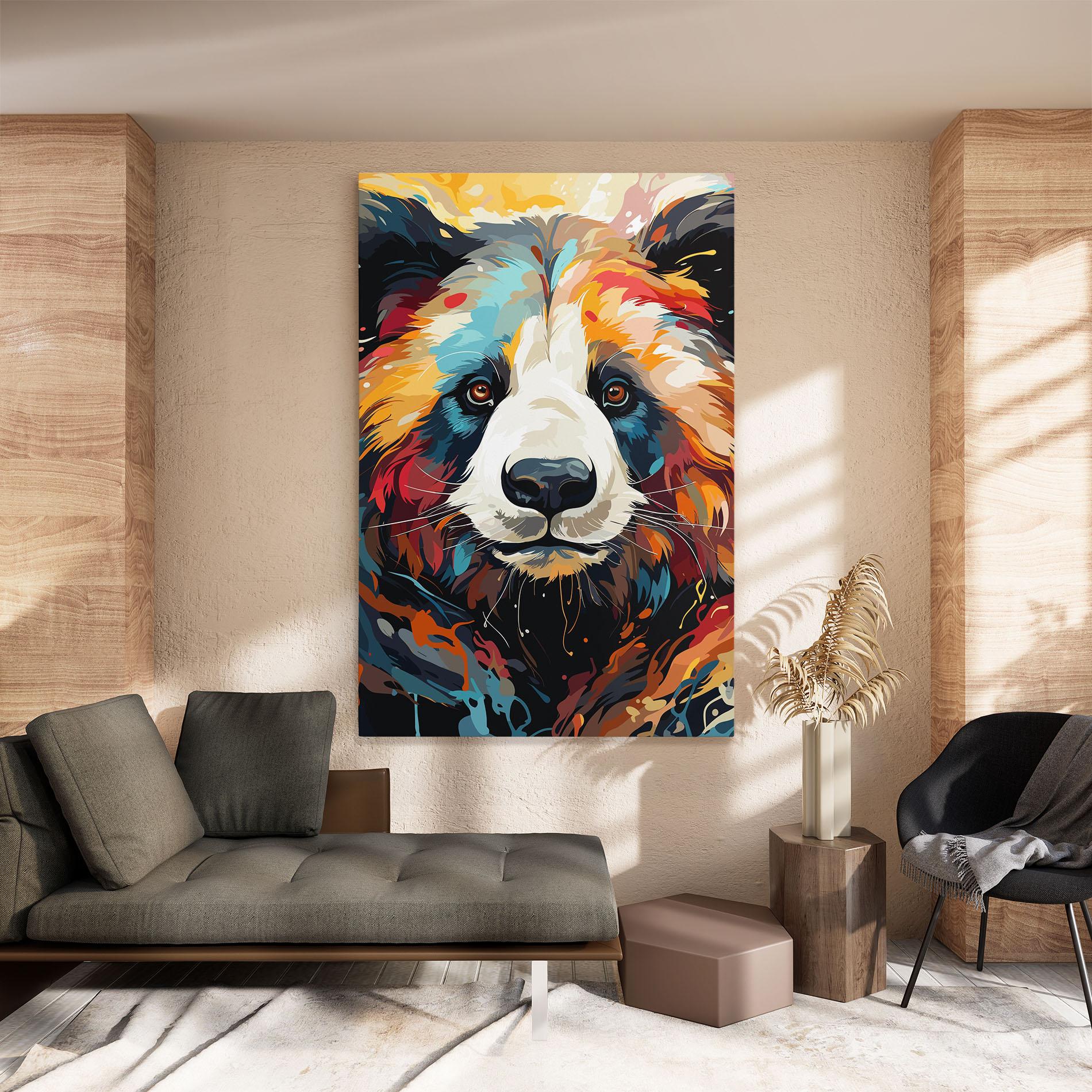 Leinwandbild Cream Color Bear mockup 8