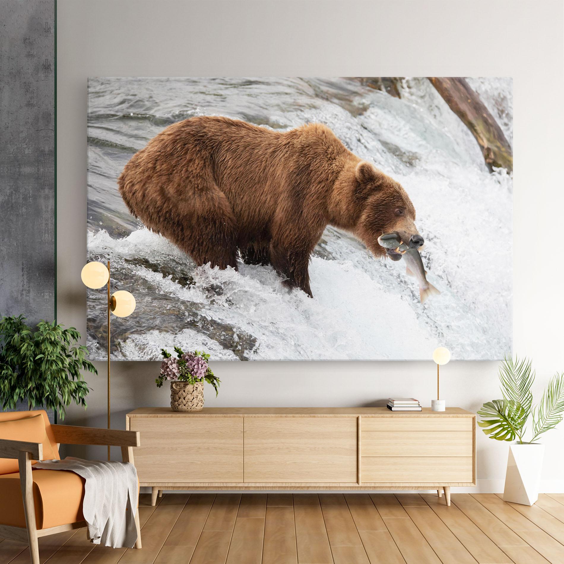 Leinwandbild Bear Hunting mockup 9