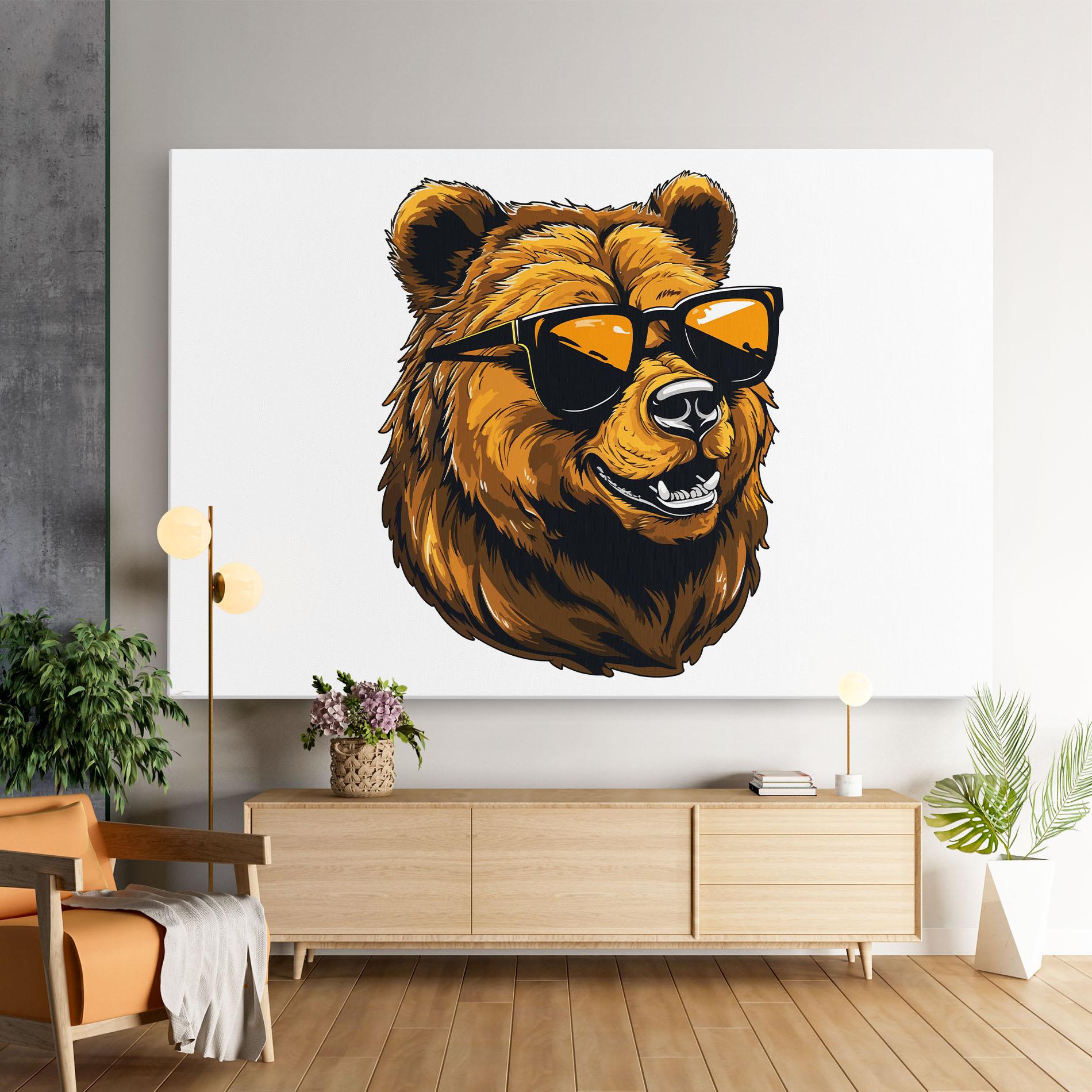 Leinwandbild Cool Glasses mockup 9