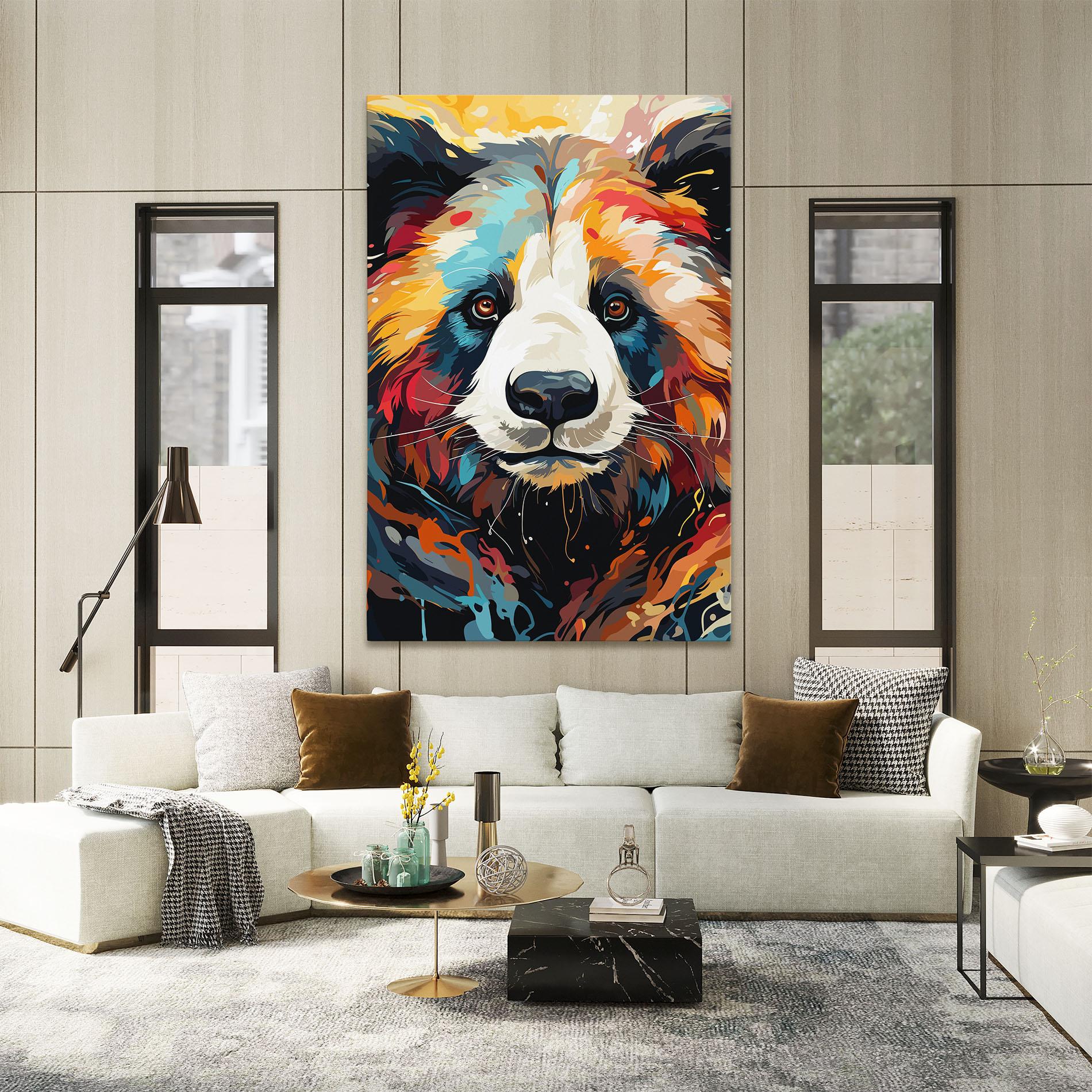 Leinwandbild Cream Color Bear mockup 2