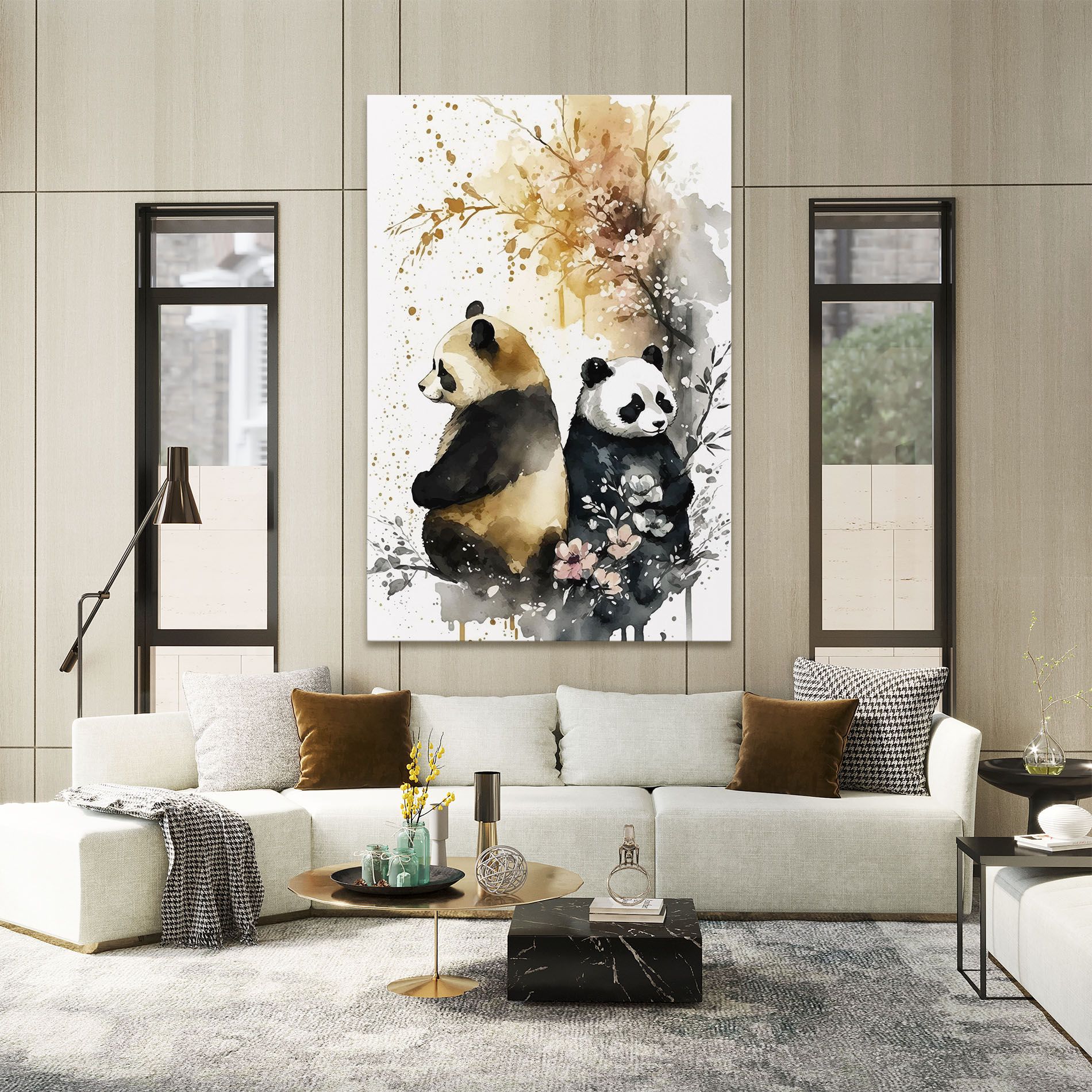 Gold Panda Art mockup 2