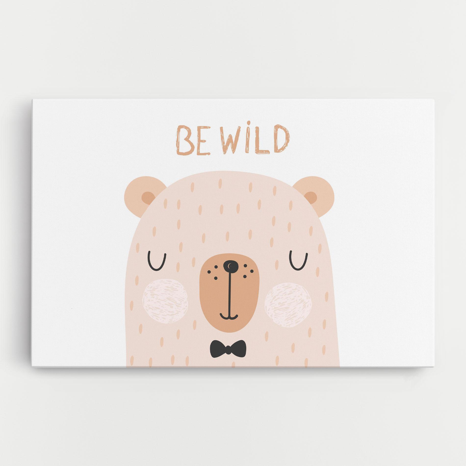 Leinwandbild Bear Be Wild mockup 0