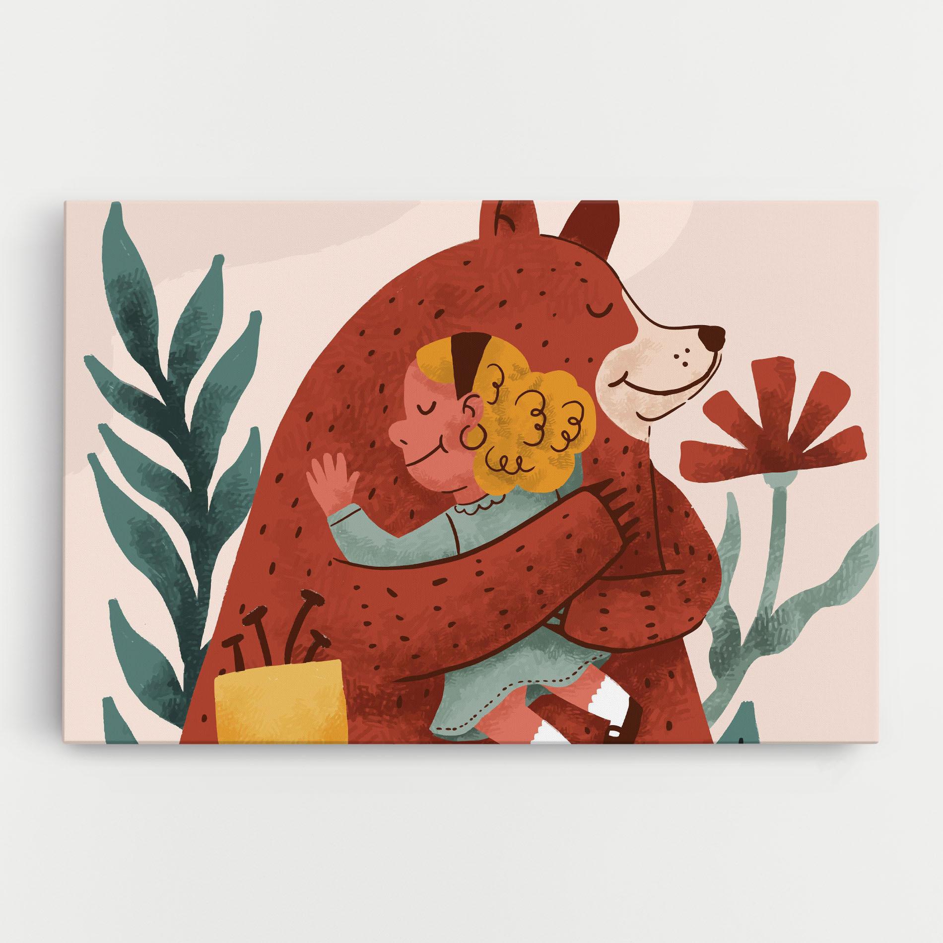 Leinwandbild Bear Hug mockup 0