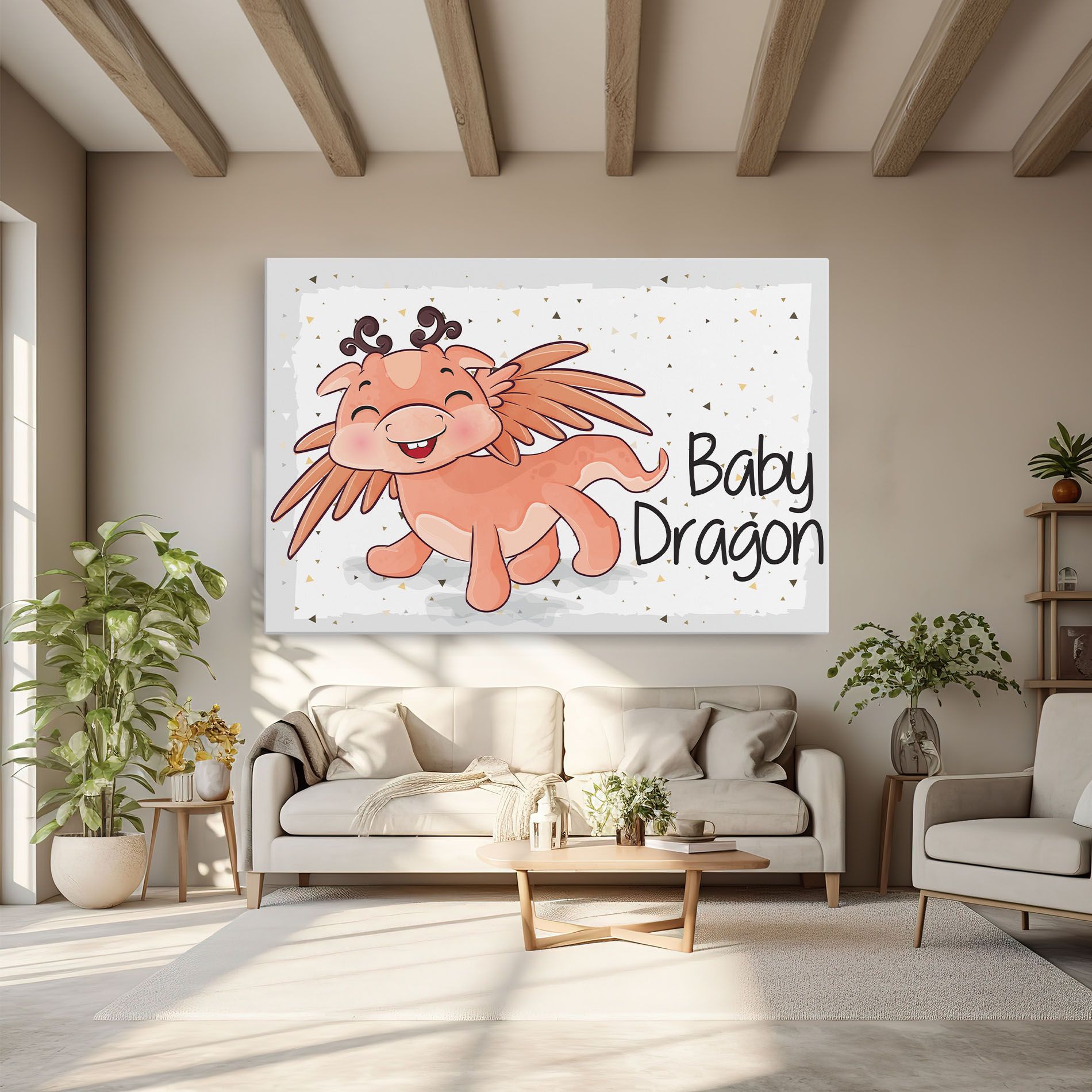Baby Cute Dragon mockup 6